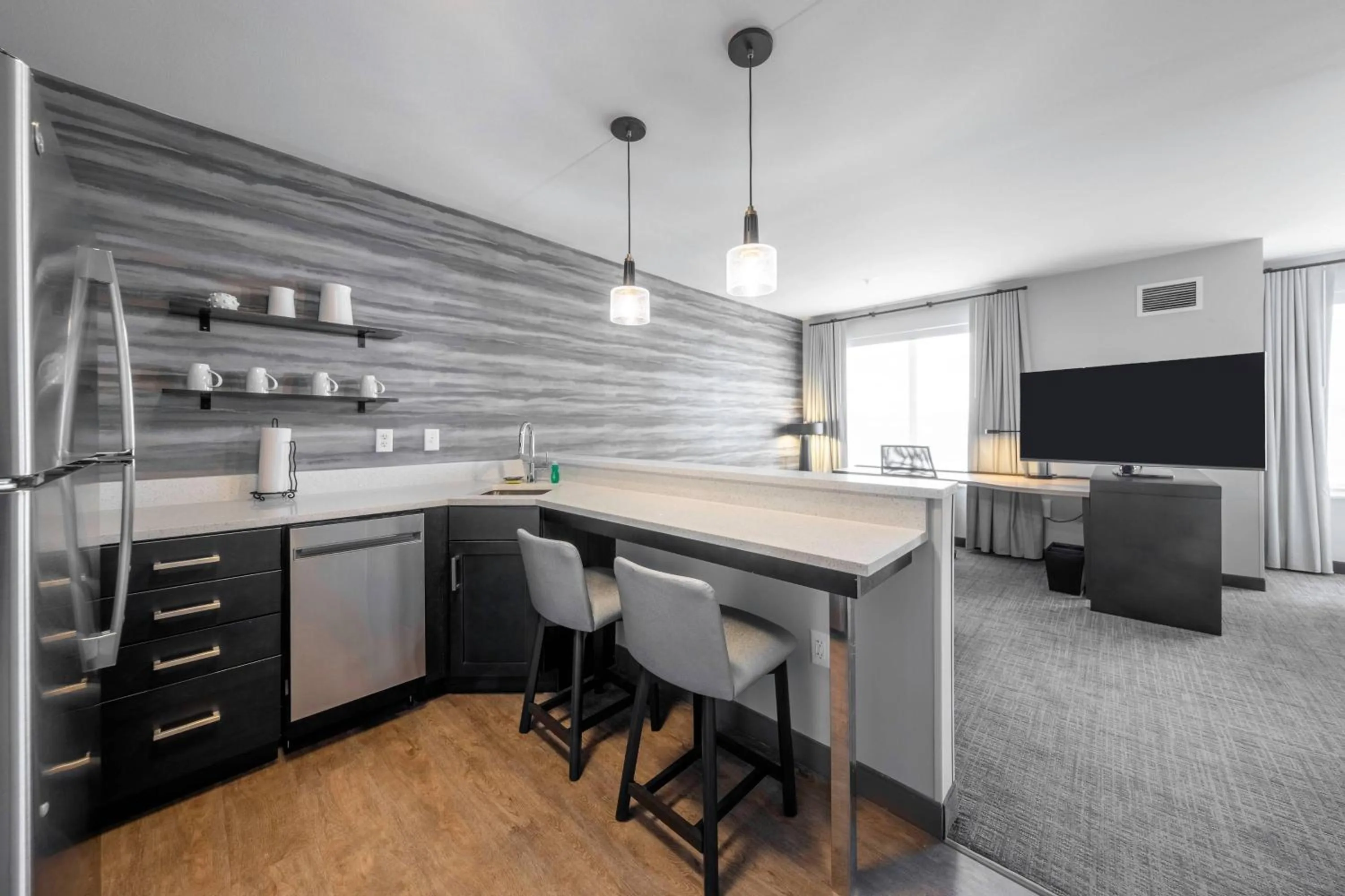 Living room in Residence Inn by Marriott Richmond at the Notch