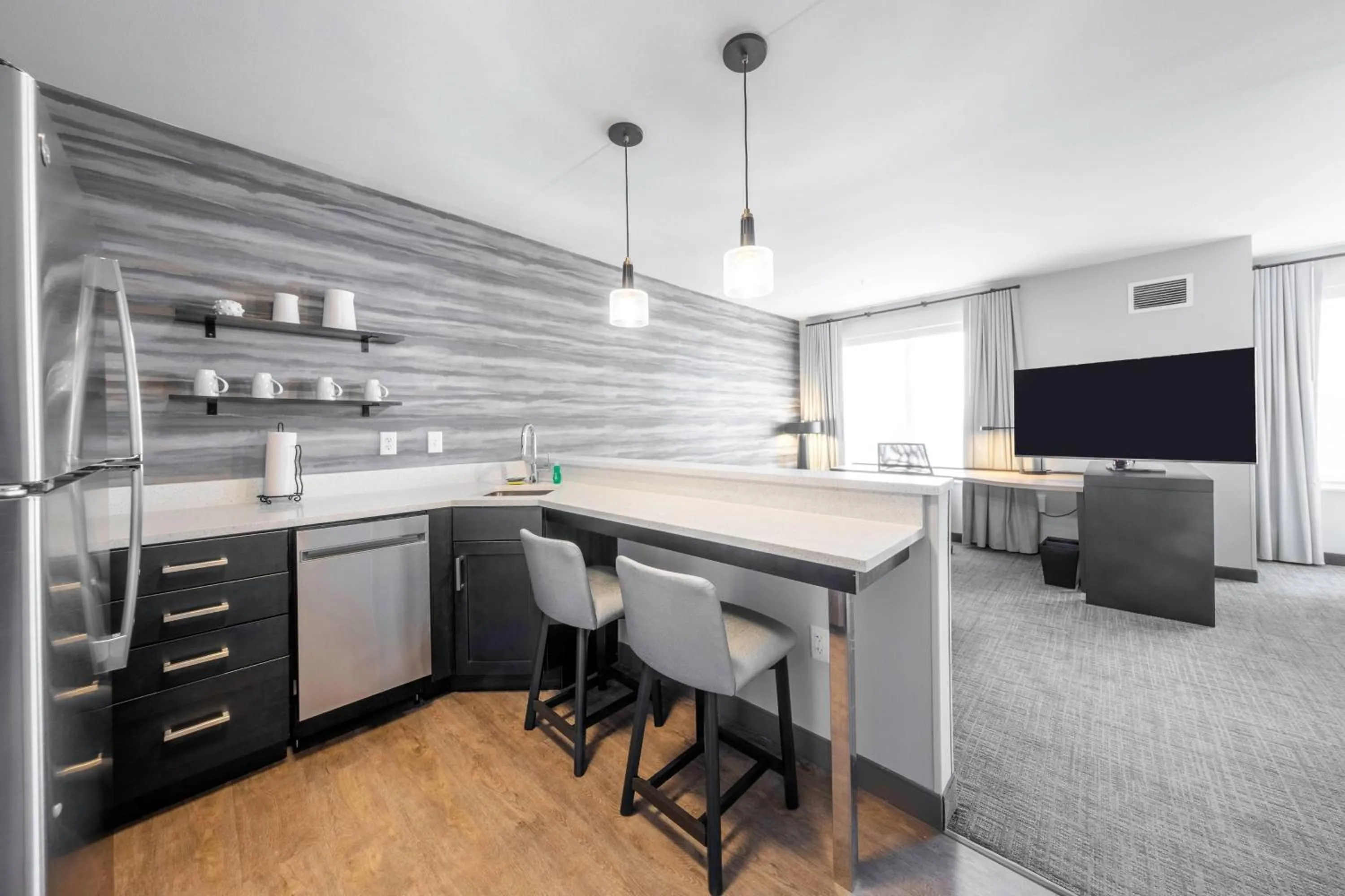 Living room in Residence Inn by Marriott Richmond at the Notch