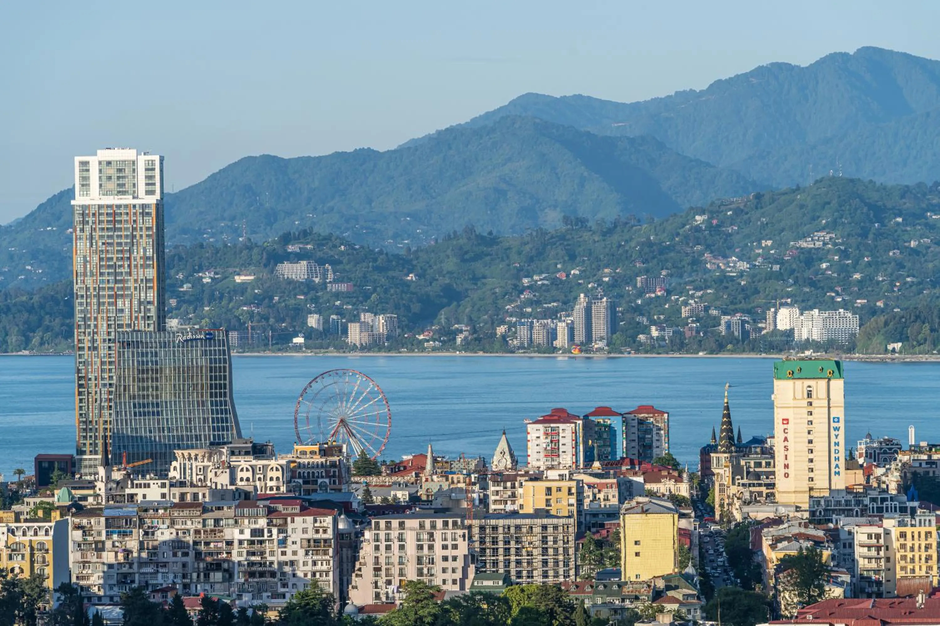 Mountain view in Alliance Palace Batumi