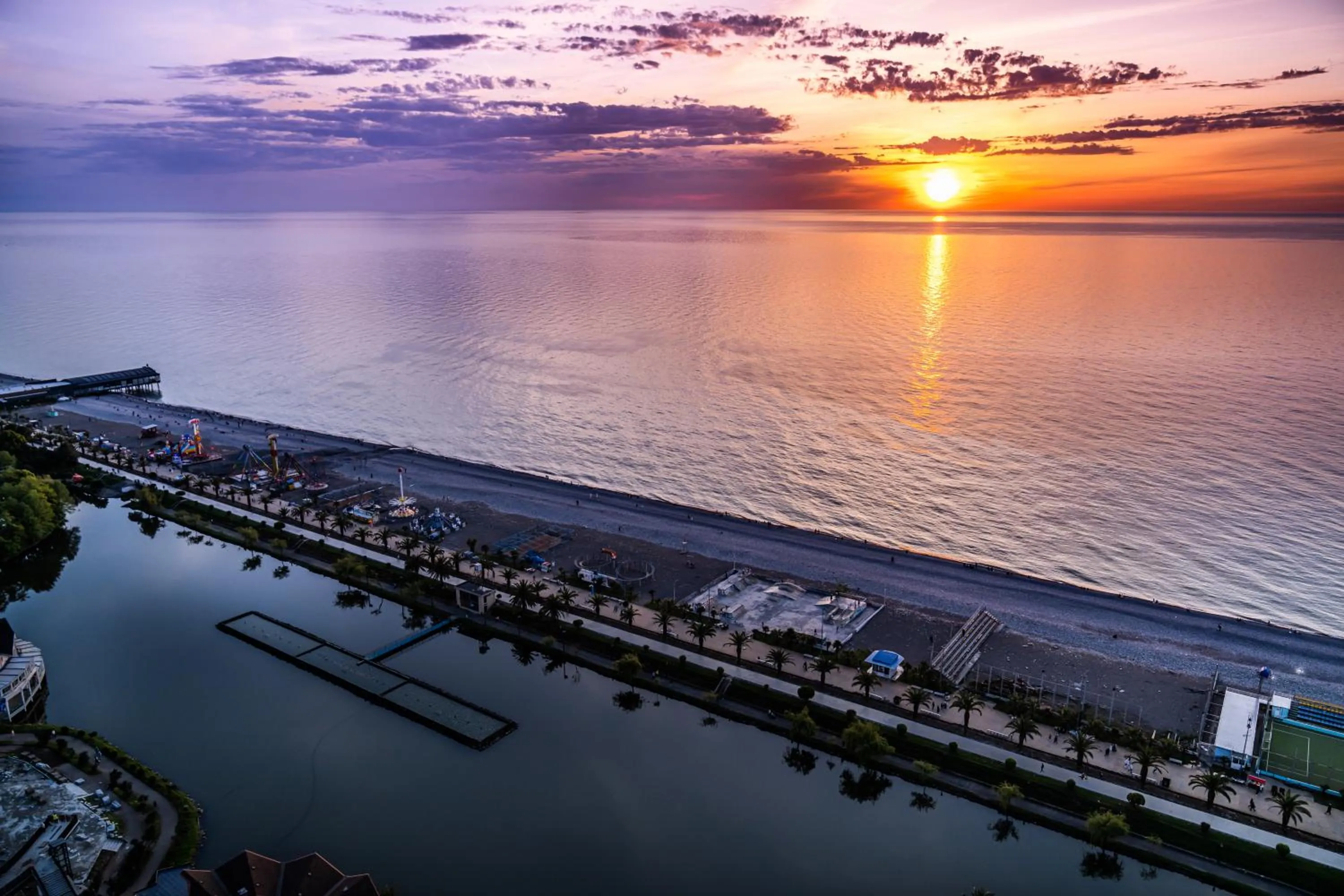Beach in Alliance Palace Batumi