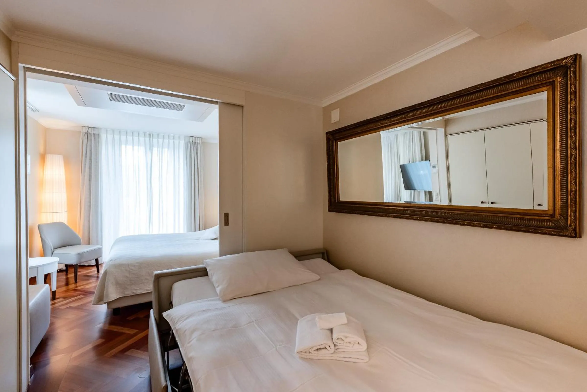 Bed in Hotel des Balances