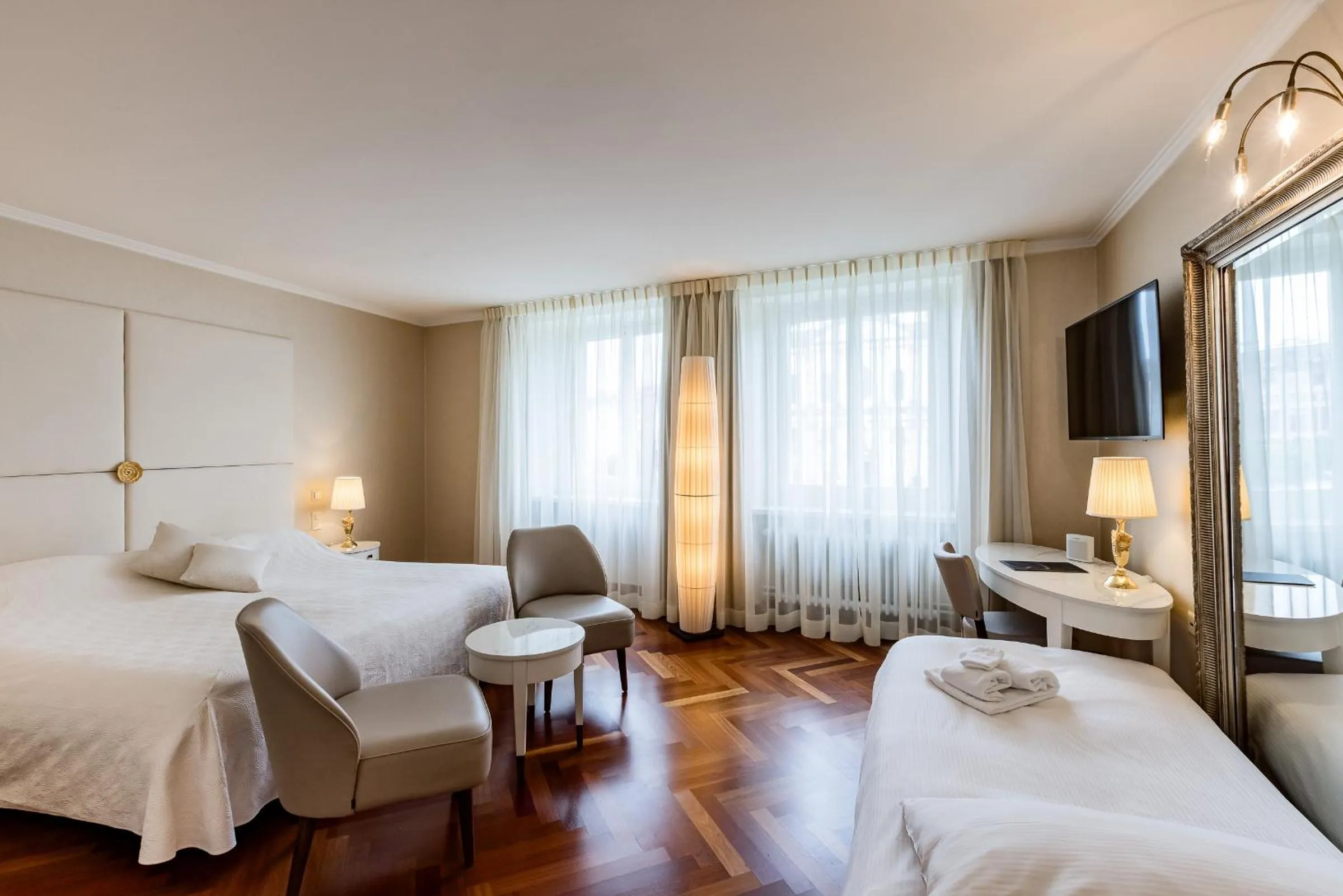 Bed in Hotel des Balances