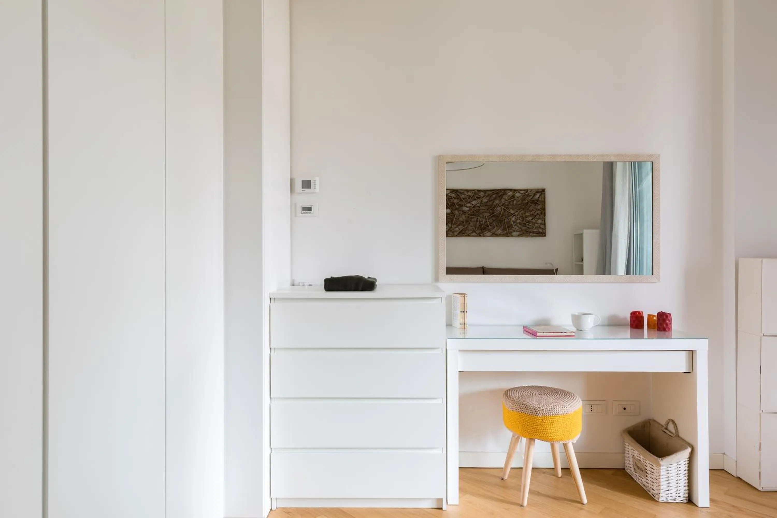 Bedroom in Porto Fluviale House