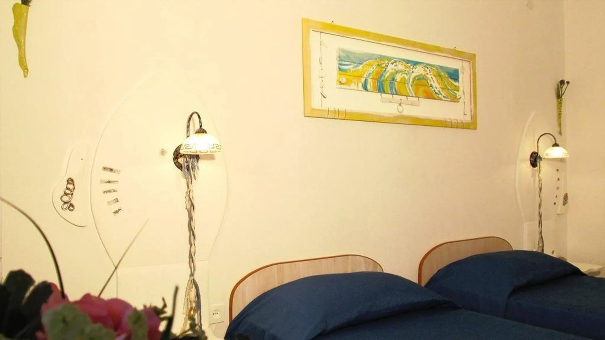 Bedroom in Apartment for two persons with sea view in Trogir near the beach