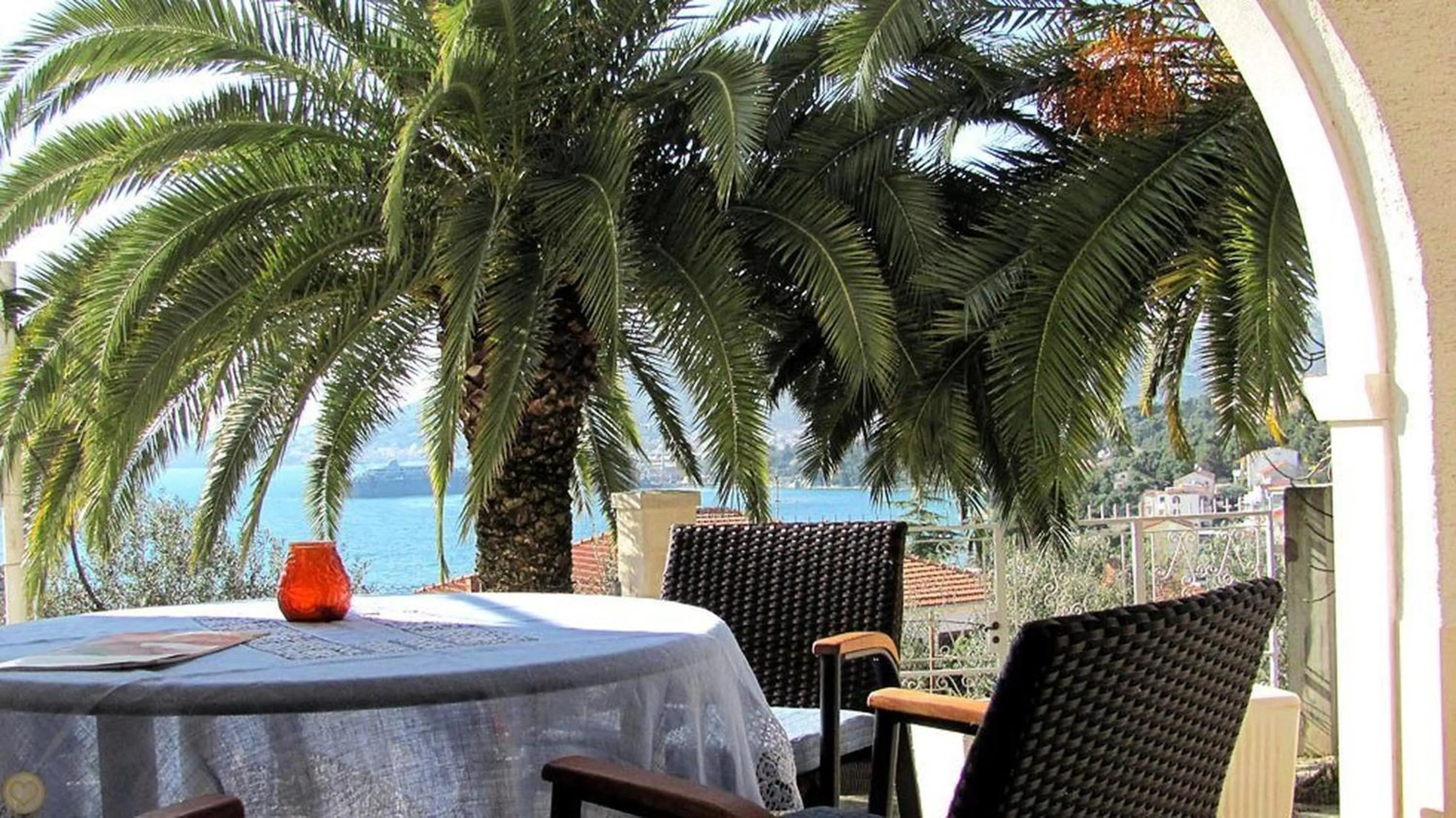 View (from property/room) in Apartment for two persons with sea view in Trogir near the beach