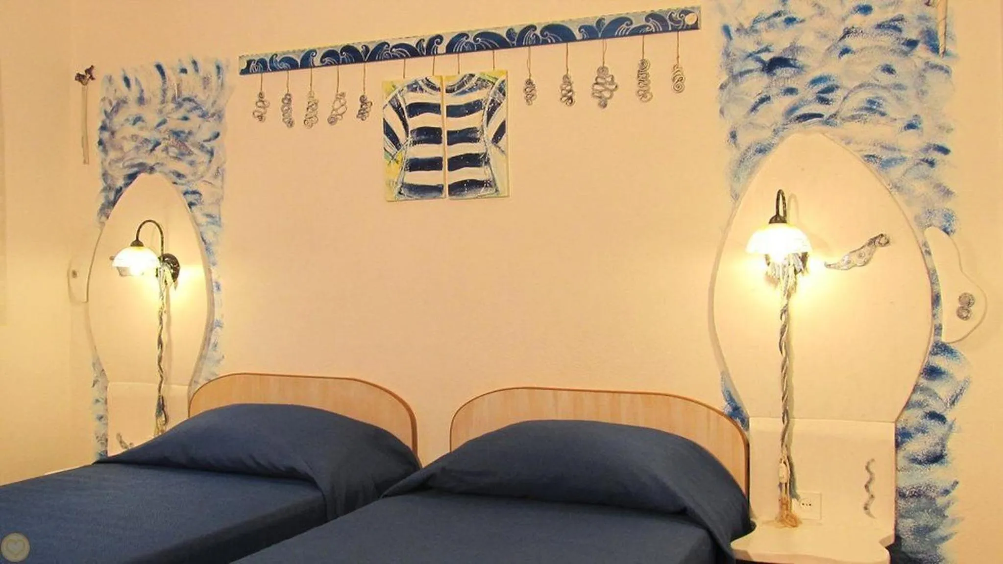 Bedroom, Bed in Apartment for two persons with sea view in Trogir near the beach