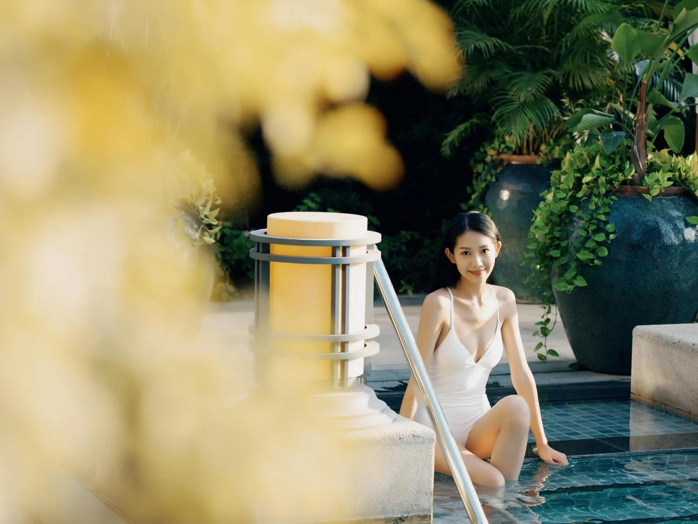 Swimming pool in Andaz Xiamen, By Hyatt