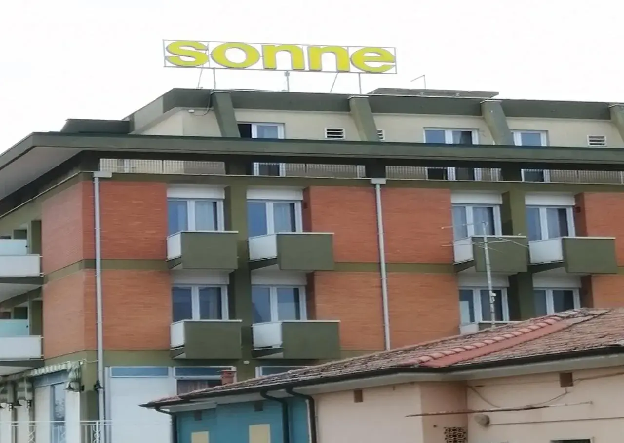 Property building in Hotel Sonne Property building in Hotel Sonne