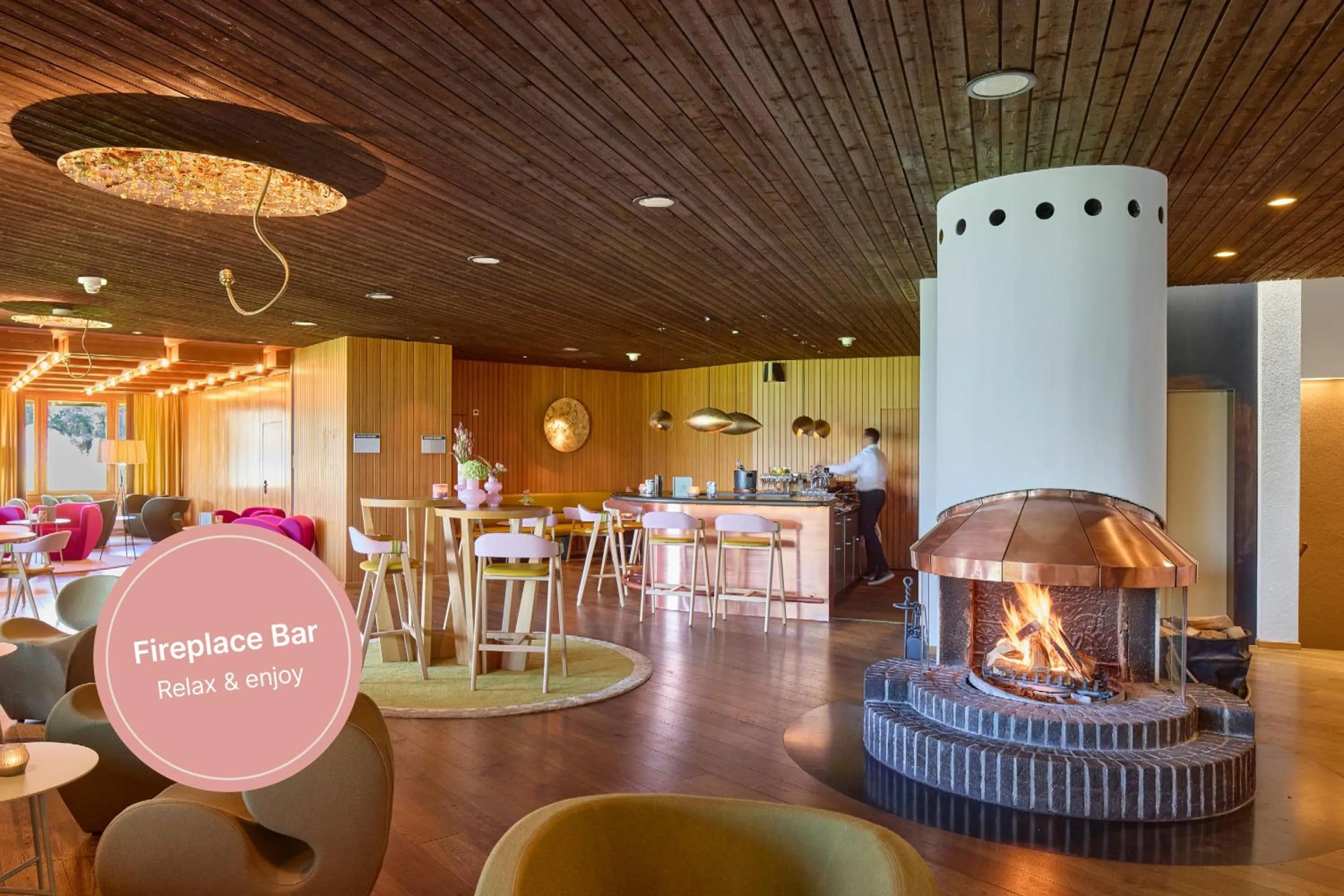 Lounge or bar in Wellness Hotel Stoos