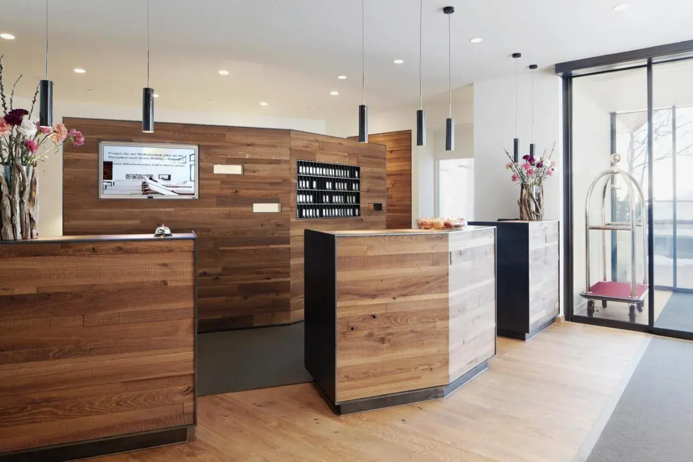 Lobby or reception in Wellness Hotel Stoos Lobby or reception in Wellness Hotel Stoos