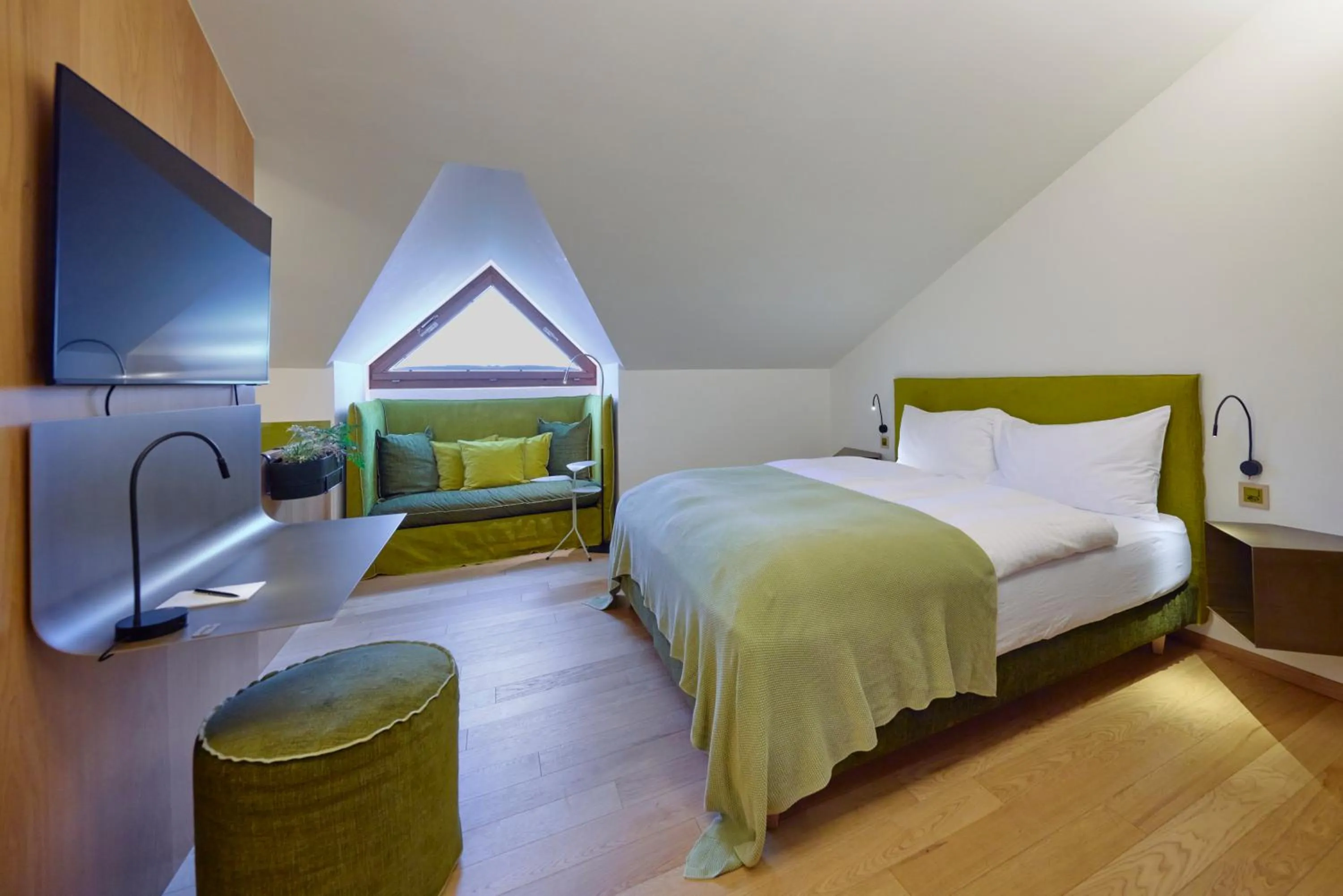 Bed in Wellness Hotel Stoos