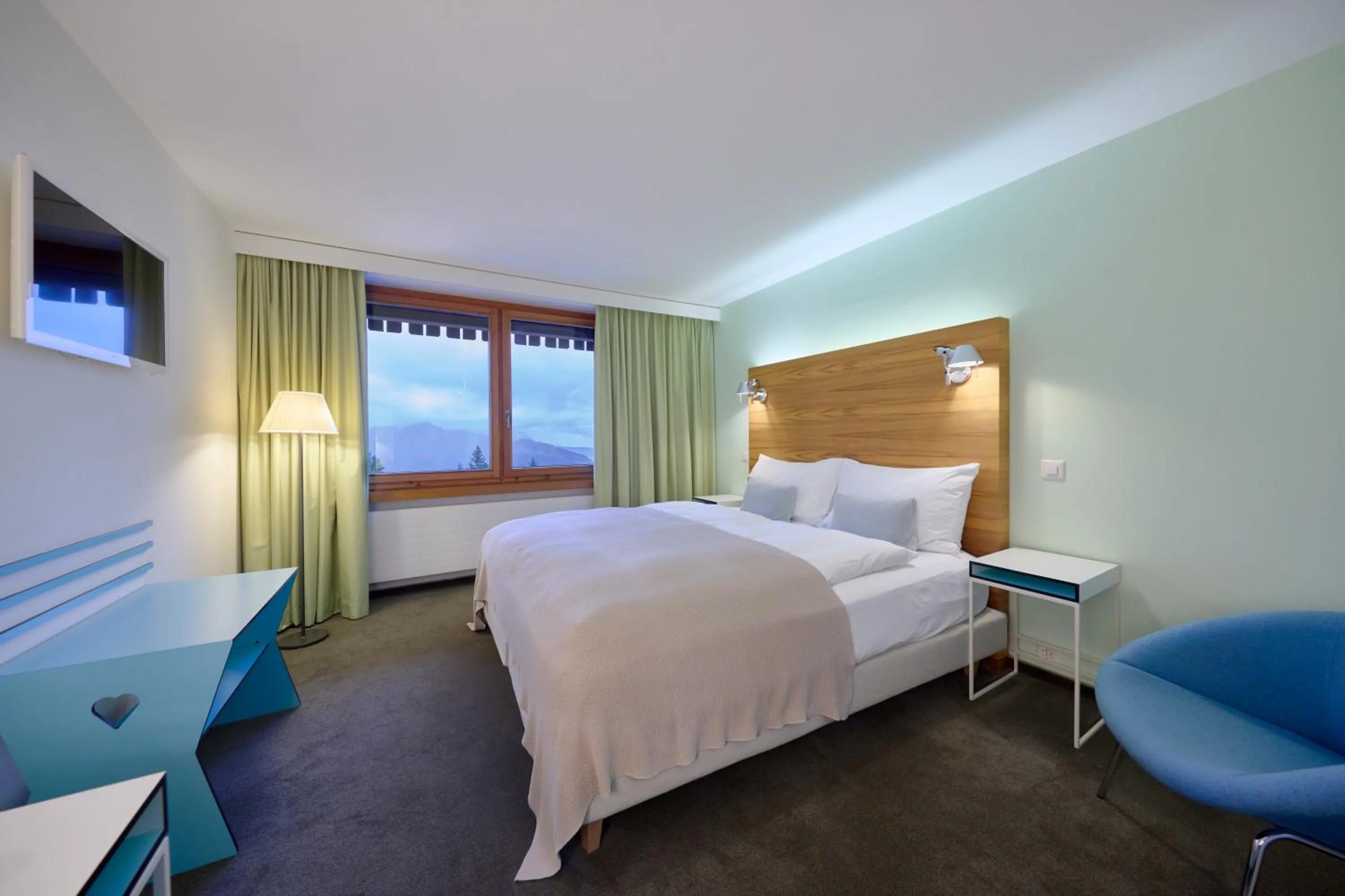 Bed in Wellness Hotel Stoos