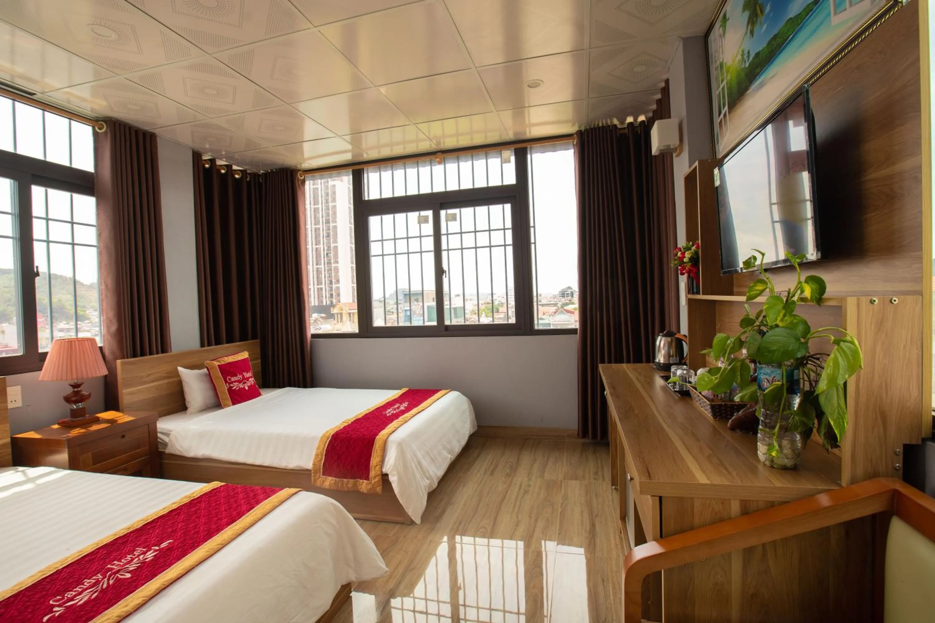 Bedroom, Bed in Candy Hotel Hạ Long