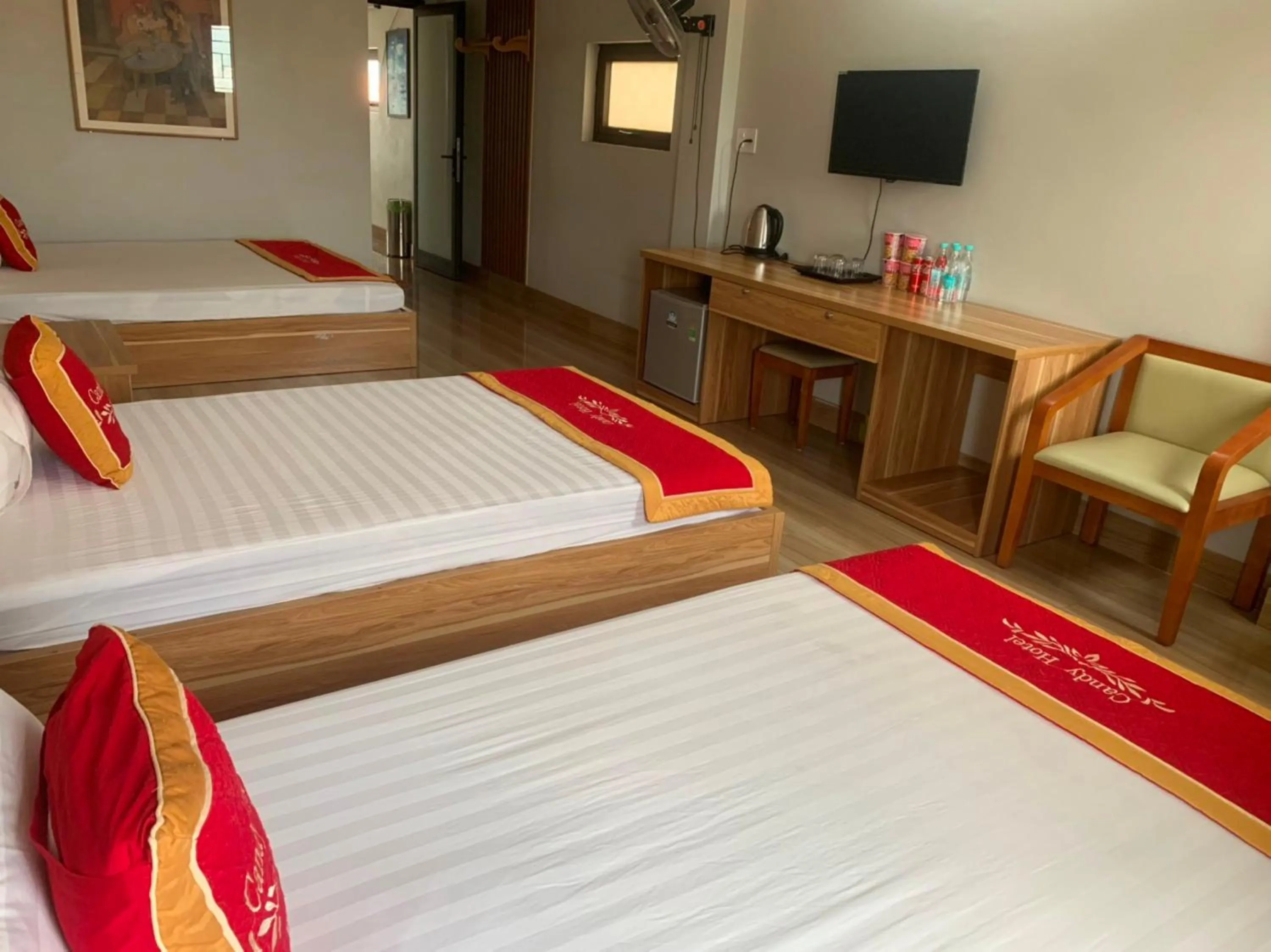 Bed in Candy Hotel Hạ Long