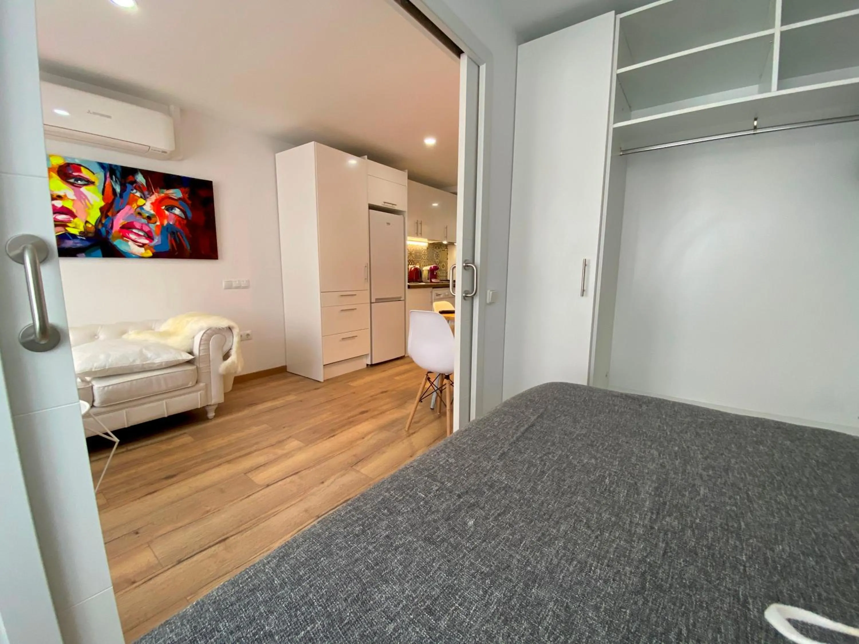 Bedroom, Bed in Besos Beach Gem II By MyRentalHost