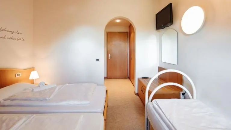 Photo of the whole room, Bed in Hotel Corno Bianco