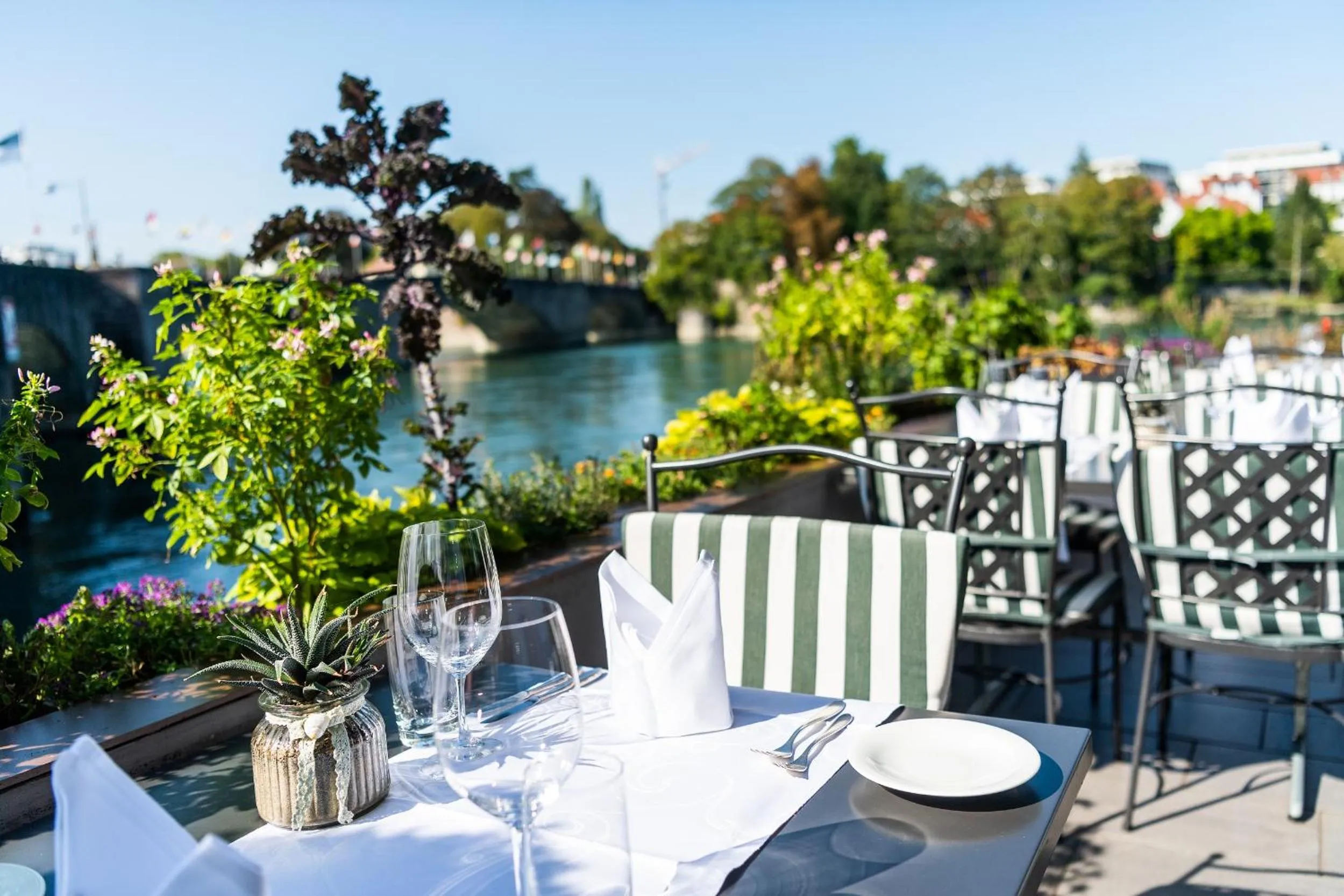 Restaurant/places to eat in Hotel Schiff am Rhein