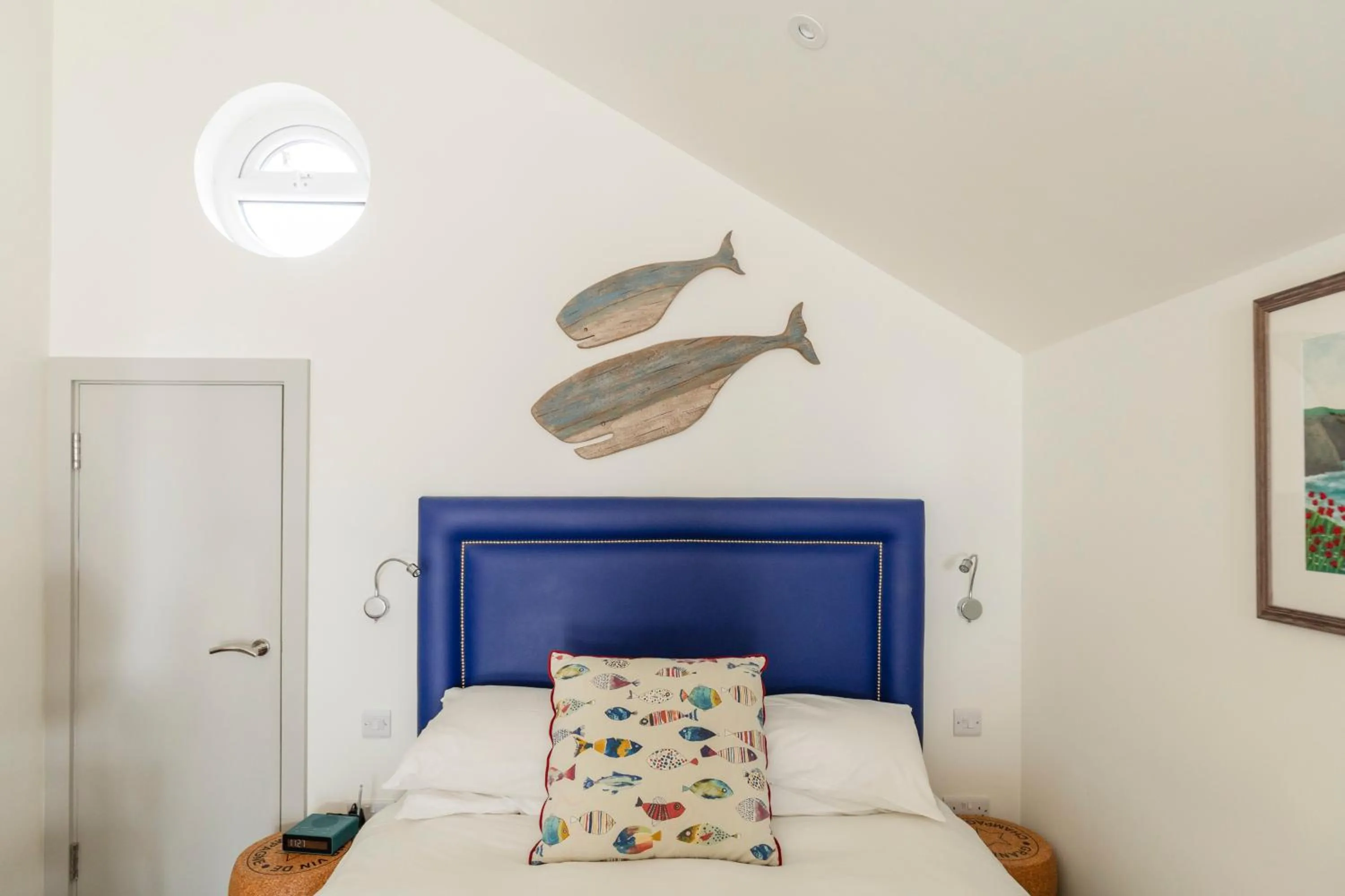 Bed in Beach Hut Suites