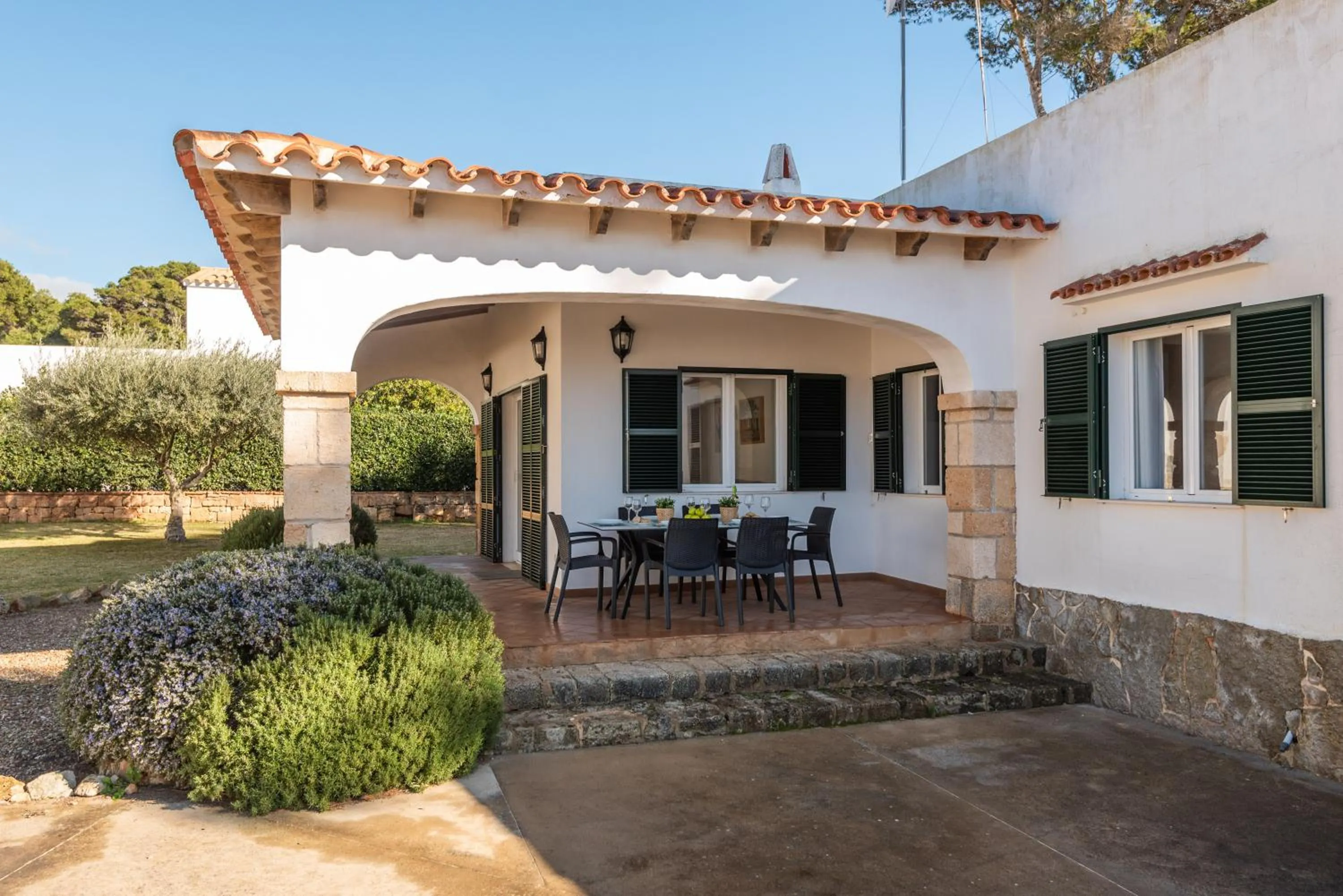 Balcony/Terrace in Villa Binisaret I by Mauter Villas