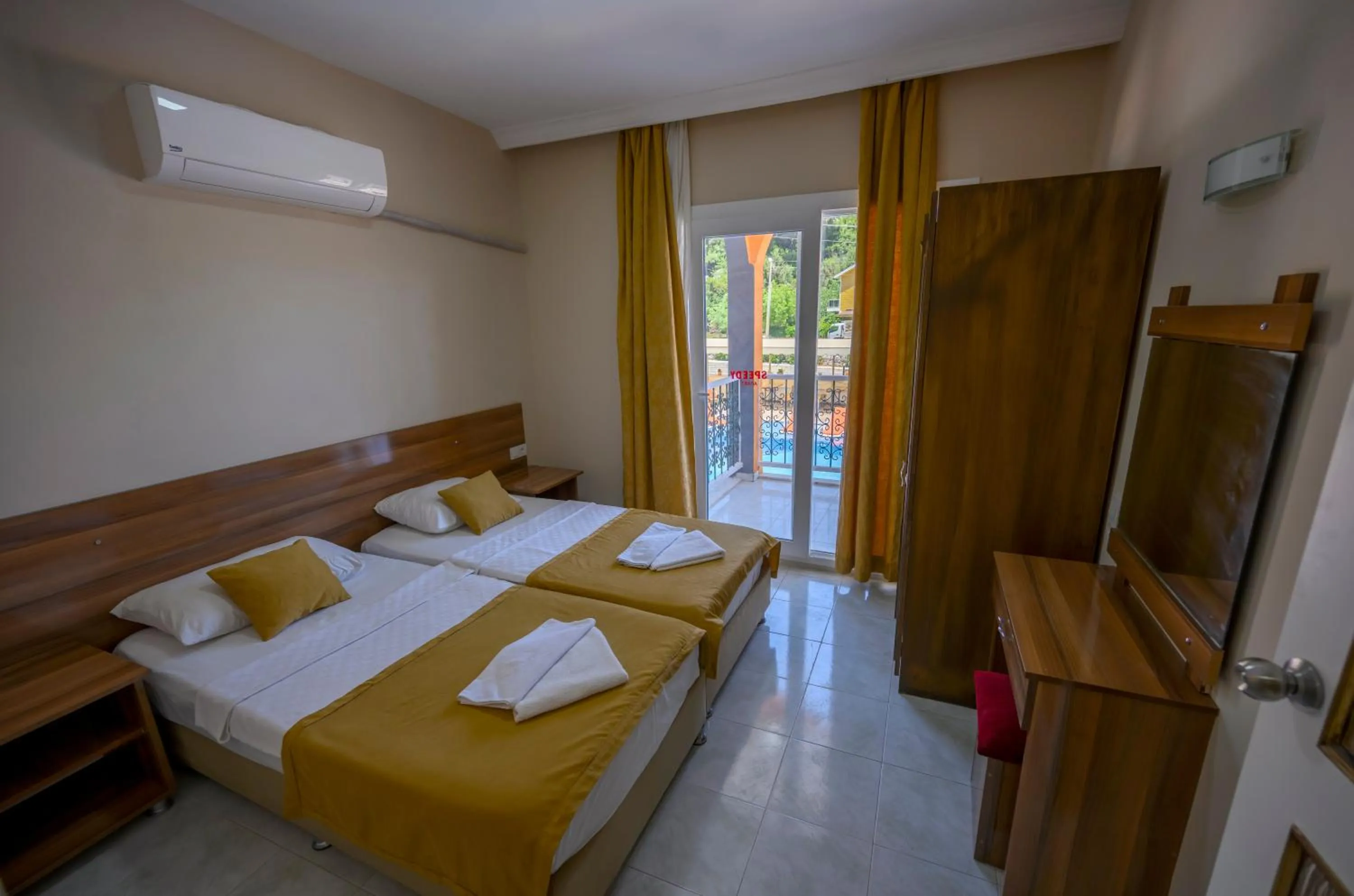 Bedroom in Speedy Apart Otel