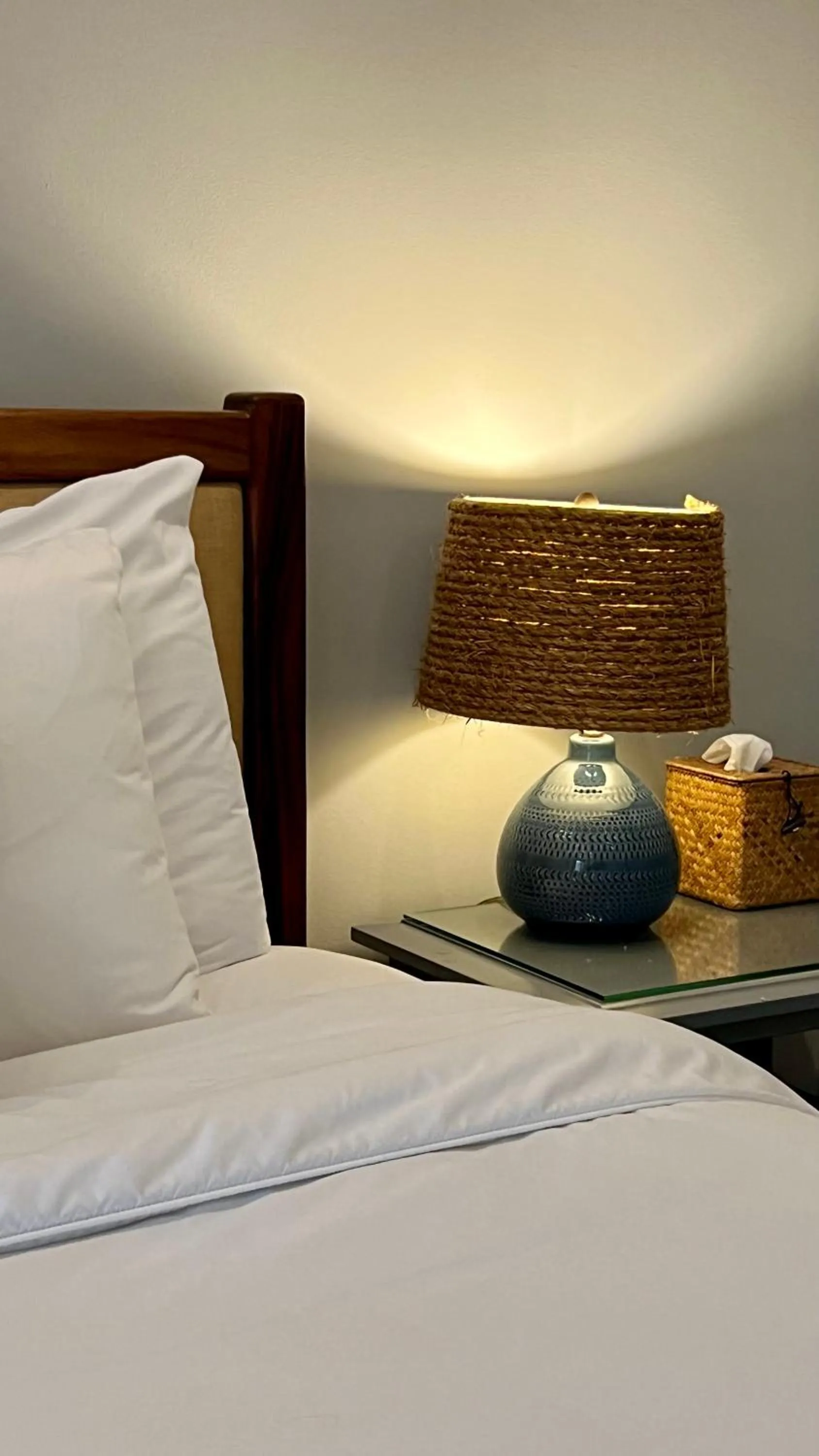 Decorative detail, Bed in Mata Rocks Resort