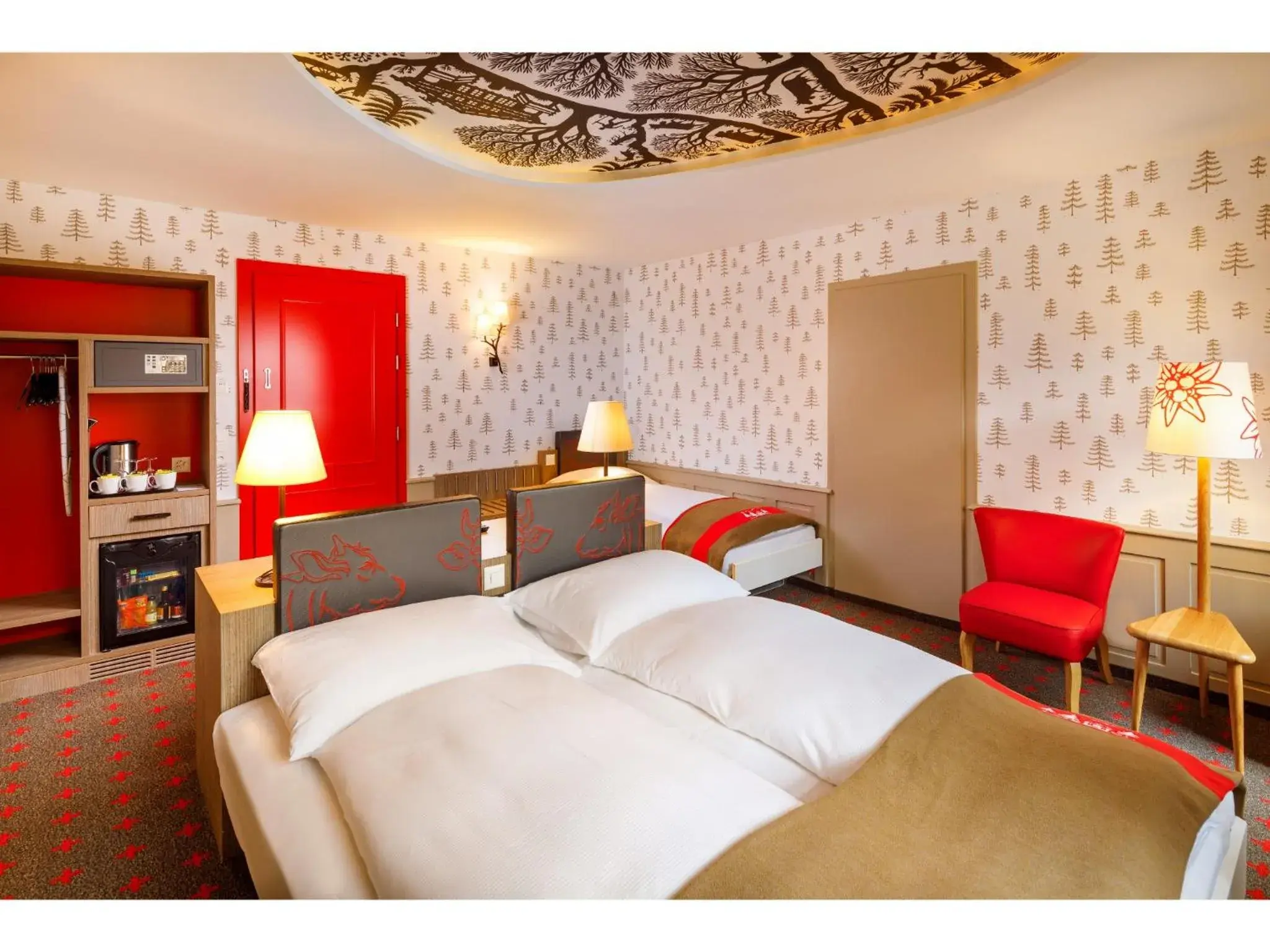 Bedroom, Bed in Swiss Night by Fassbind Bedroom, Bed in Swiss Night by Fassbind