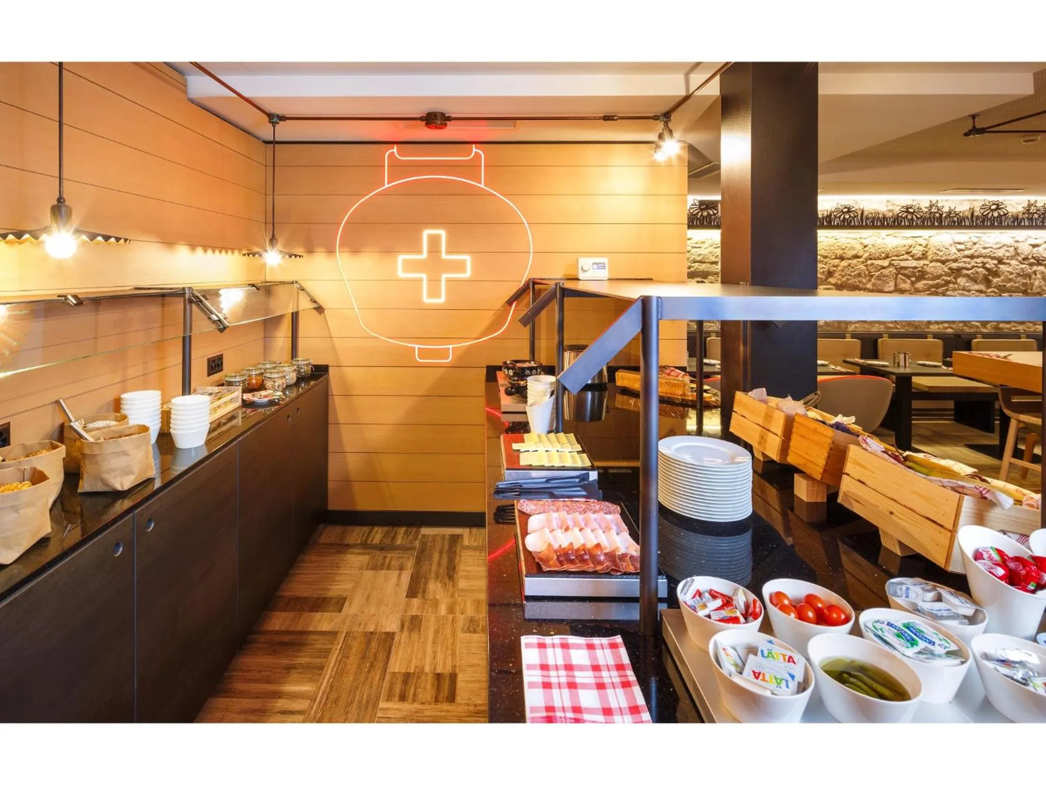 Buffet breakfast in Swiss Night by Fassbind