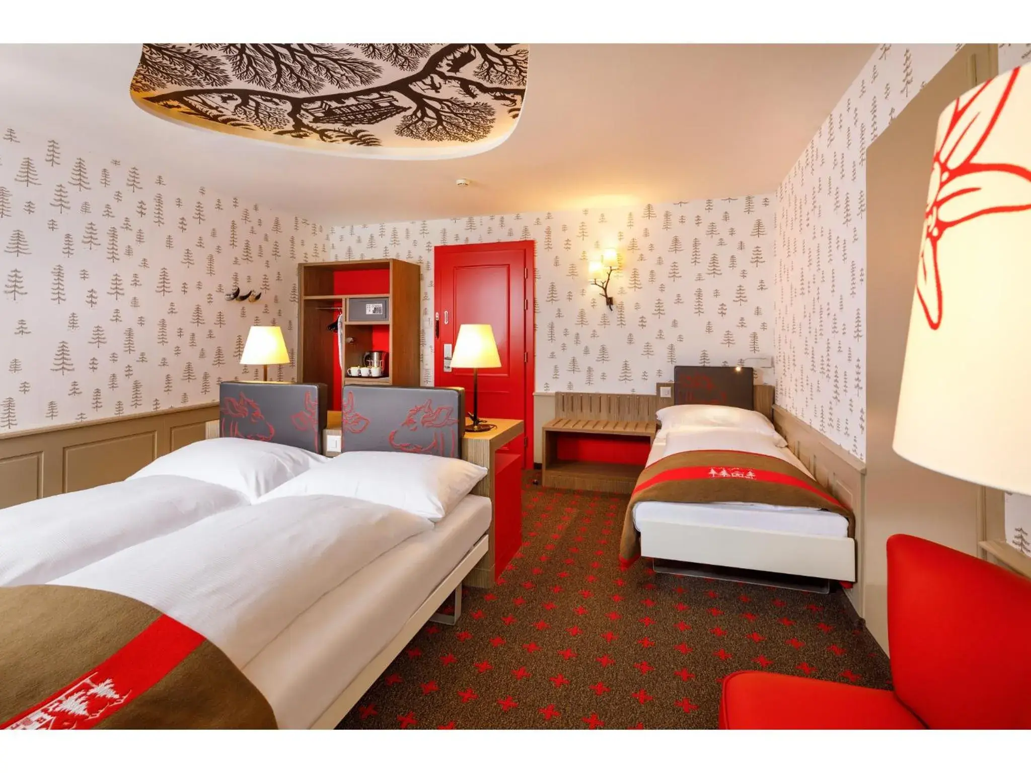 Bedroom, Bed in Swiss Night by Fassbind Bedroom, Bed in Swiss Night by Fassbind