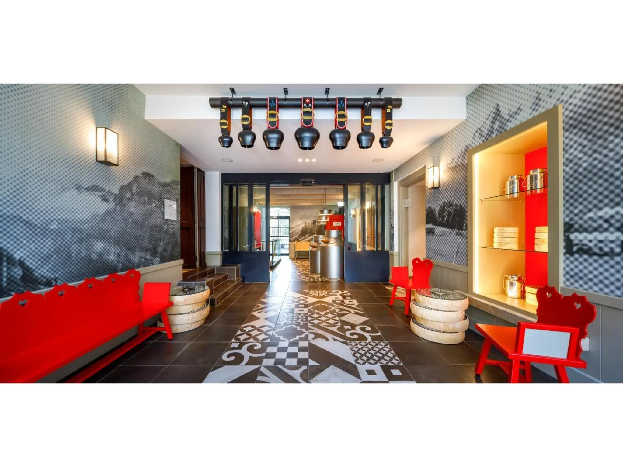 Lobby or reception in Swiss Night by Fassbind Lobby or reception in Swiss Night by Fassbind