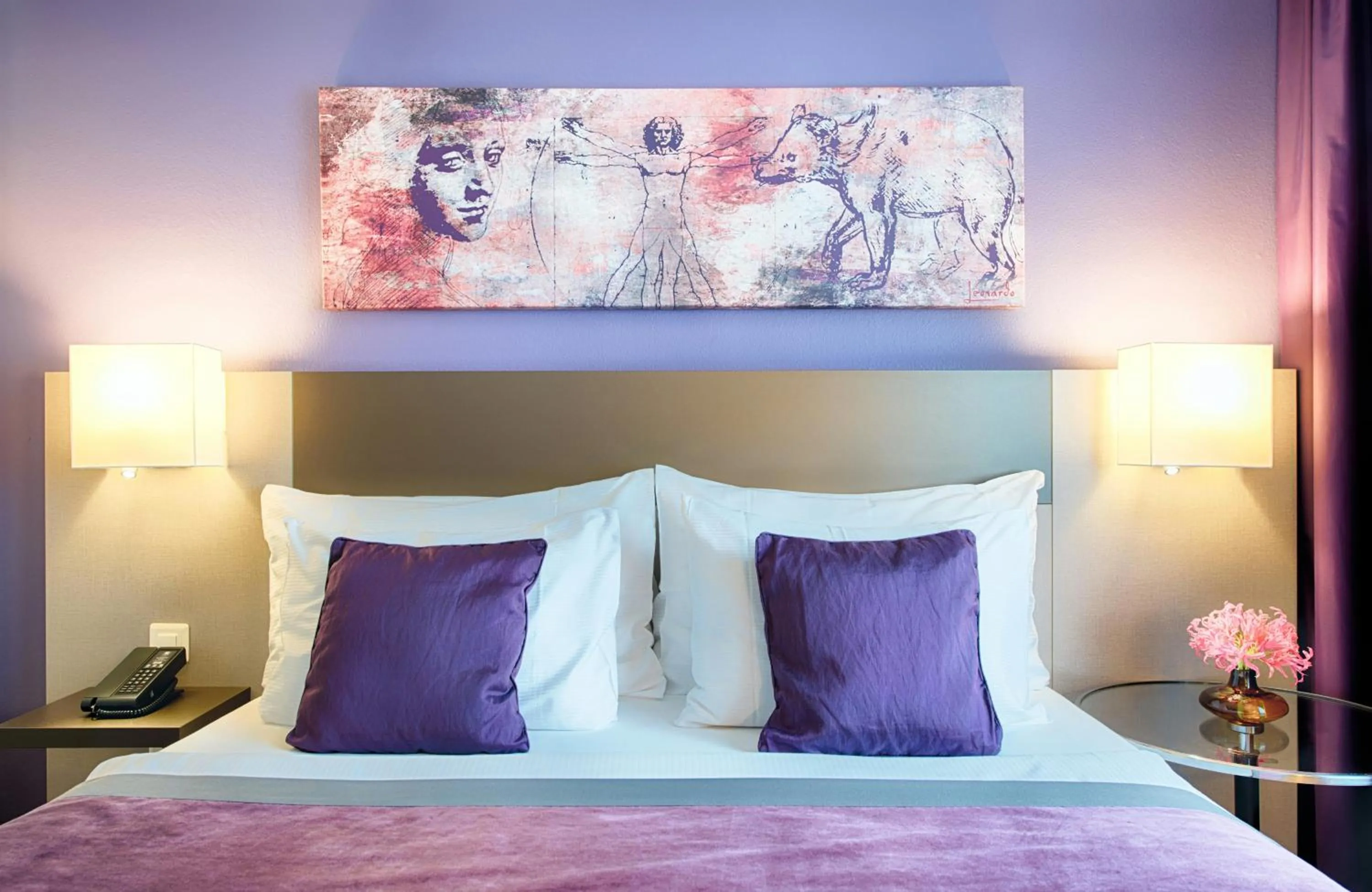 Photo of the whole room, Bed in Leonardo Boutique Hotel Rigihof Zurich