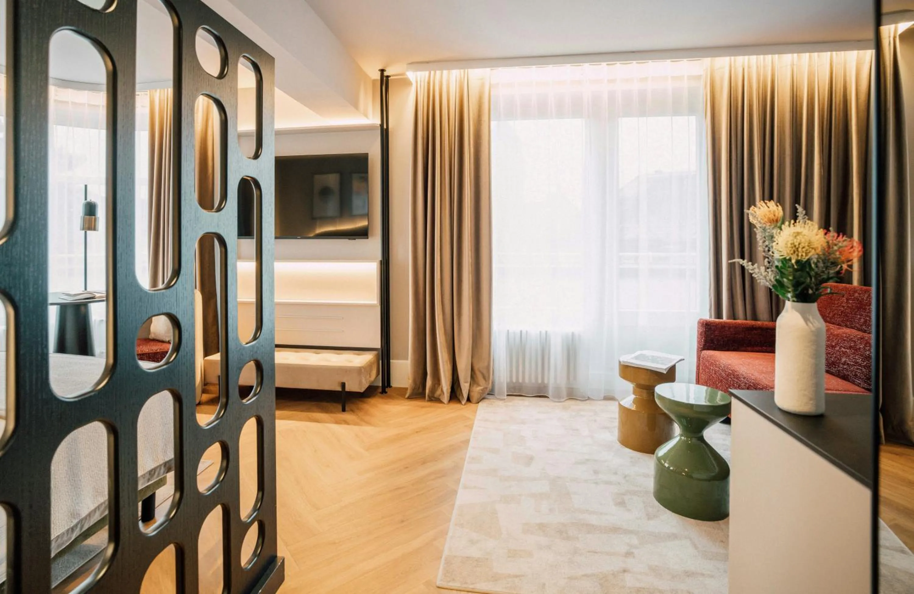 Photo of the whole room, Bed in Leonardo Boutique Hotel Rigihof Zurich