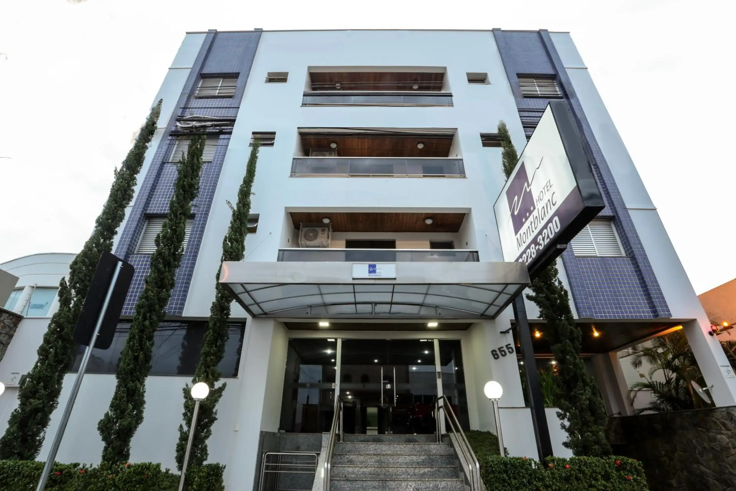 Facade/entrance in Montblanc Hotel Facade/entrance in Montblanc Hotel