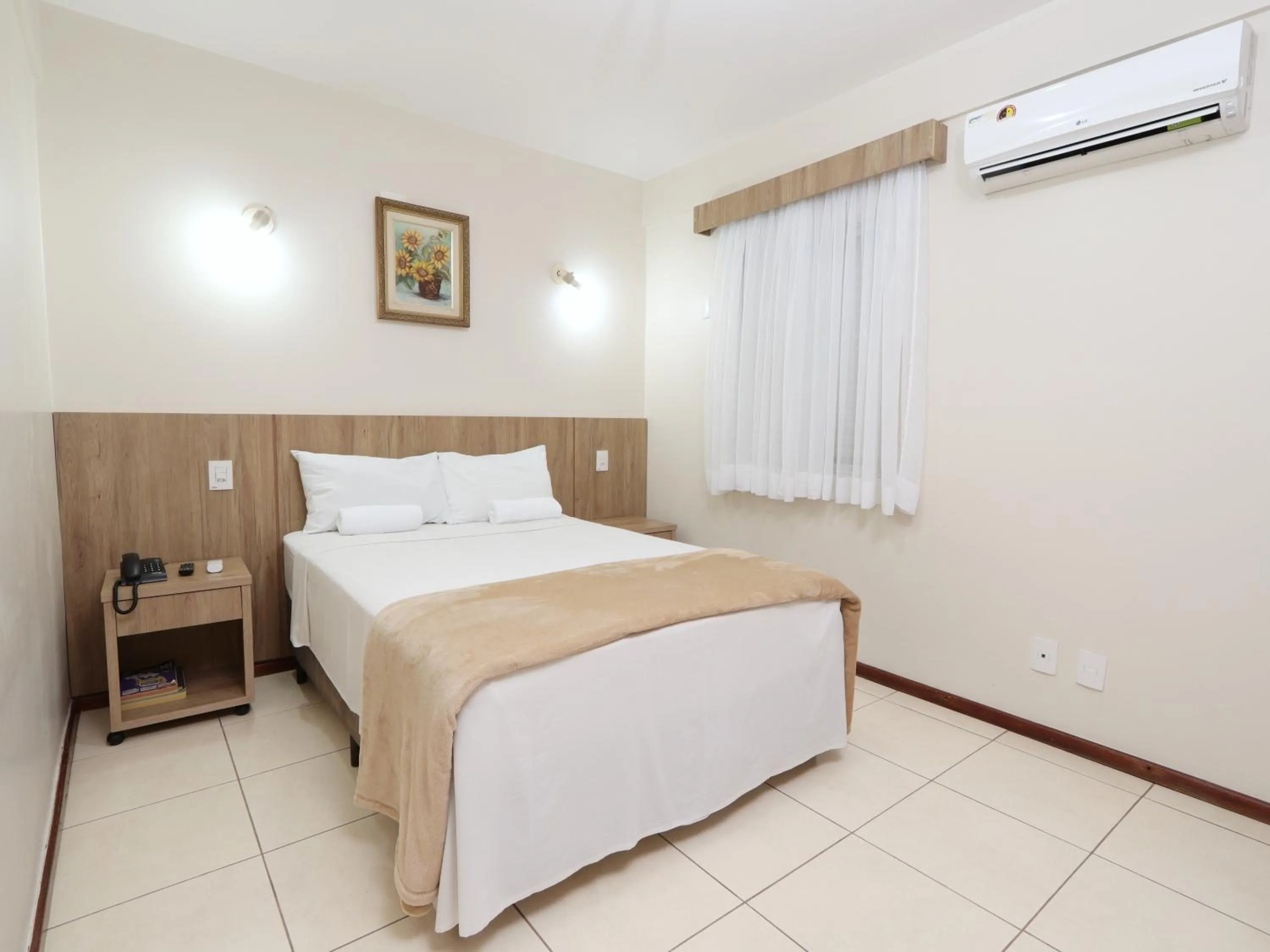 Bed in Montblanc Hotel