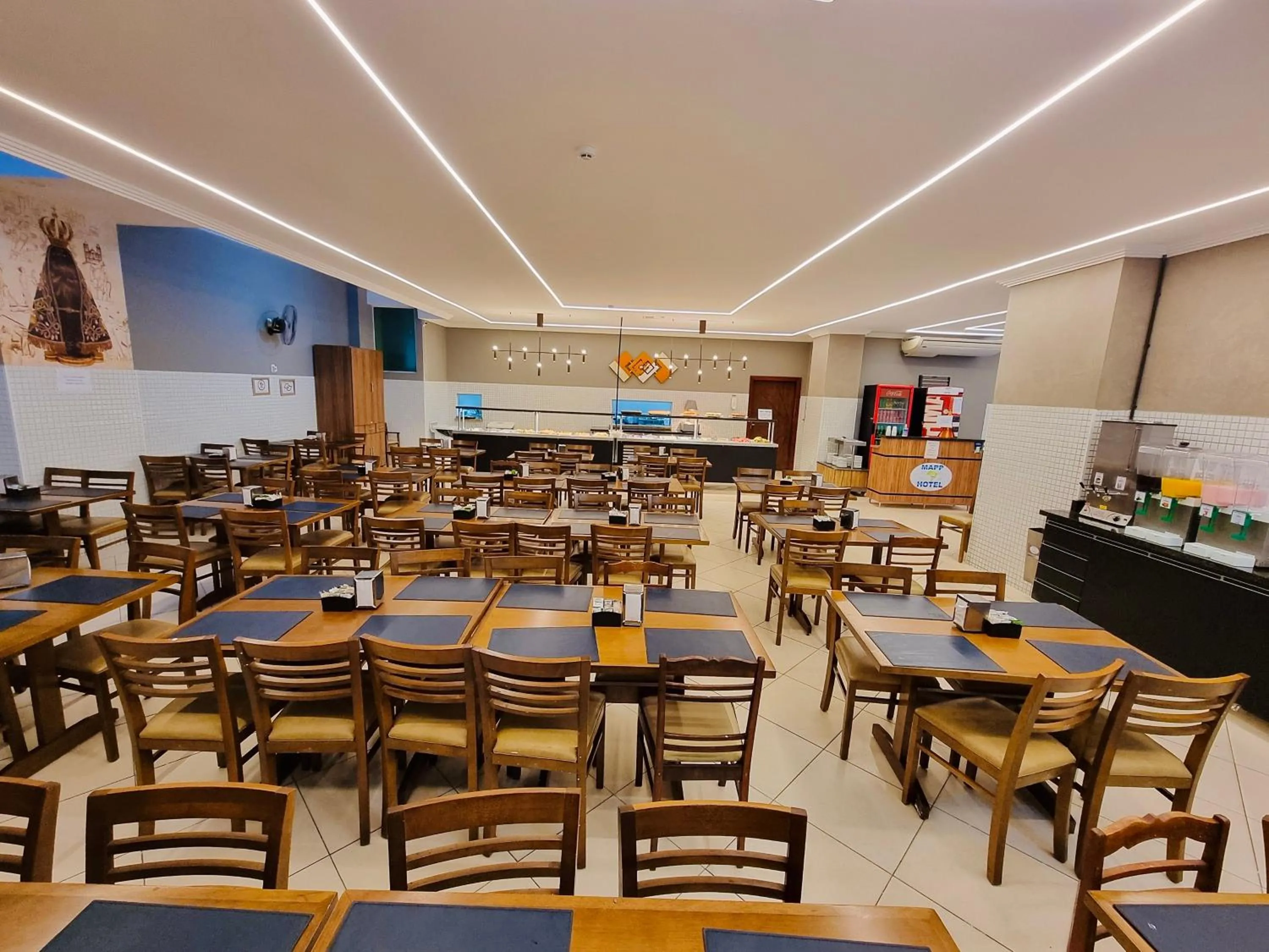 Restaurant/places to eat in MAPP Hotel Aparecida-SP