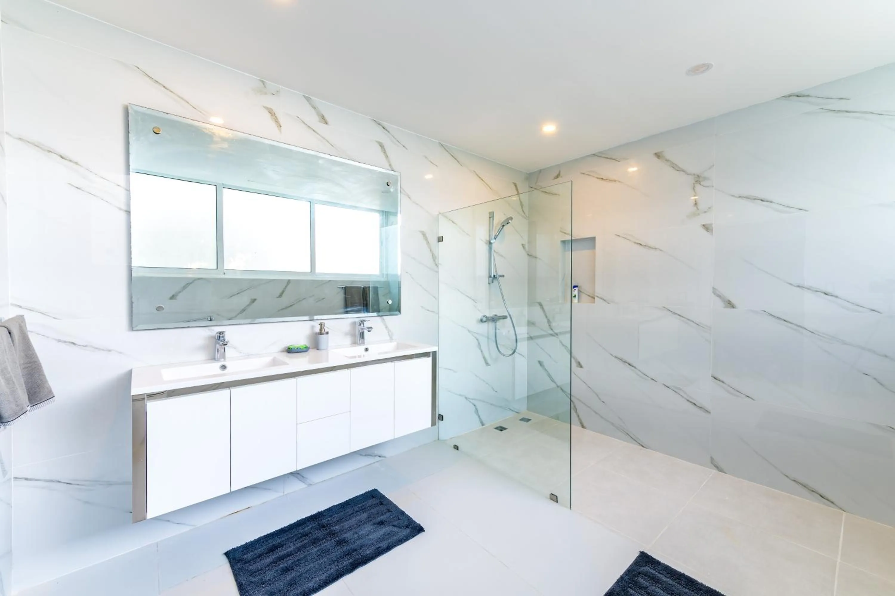 Shower in Modern Brand New Villa with Pool, Jacuzzi, Chef at Cocotal Golf & Country Club