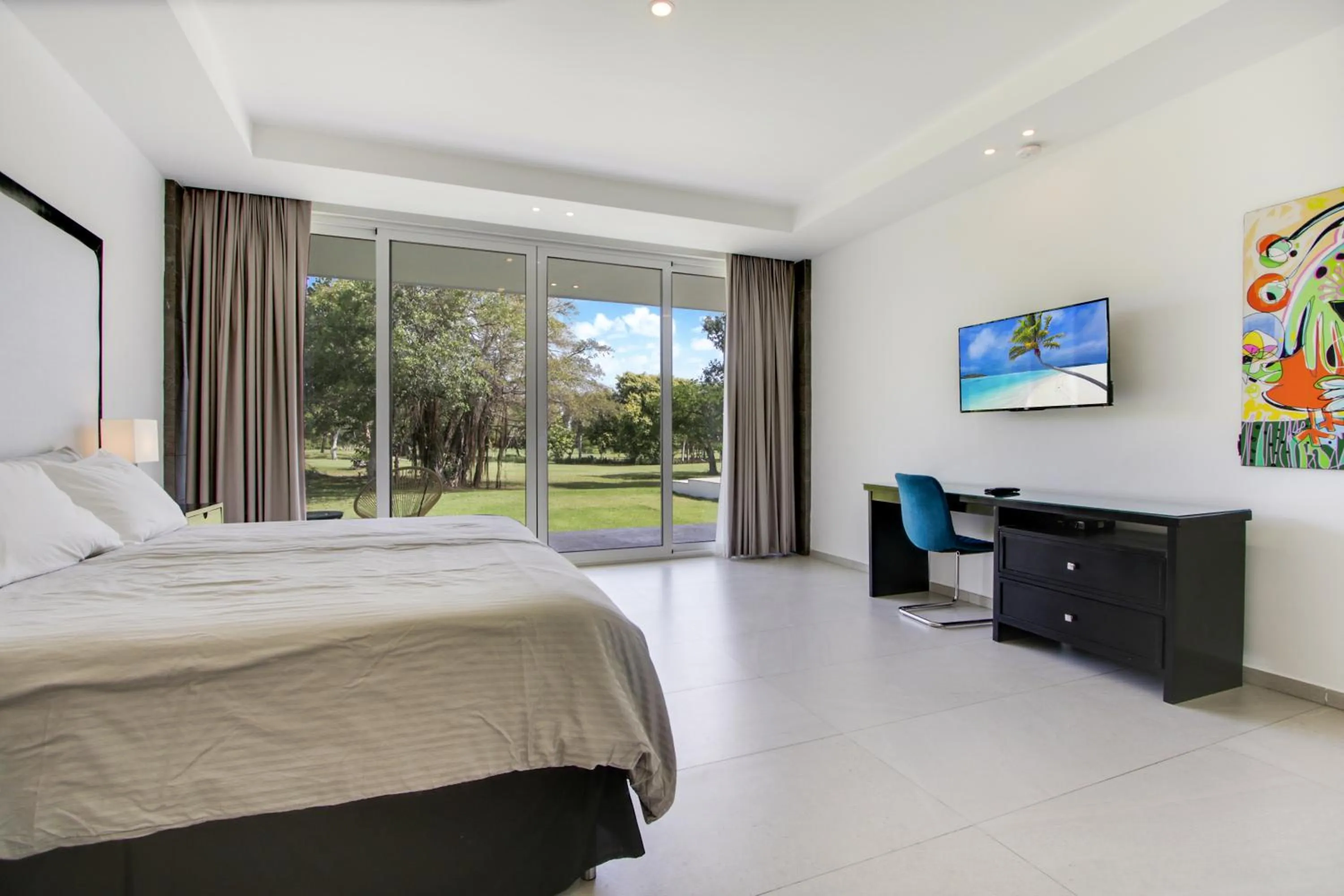 Bed in Modern Brand New Villa with Pool, Jacuzzi, Chef at Cocotal Golf & Country Club
