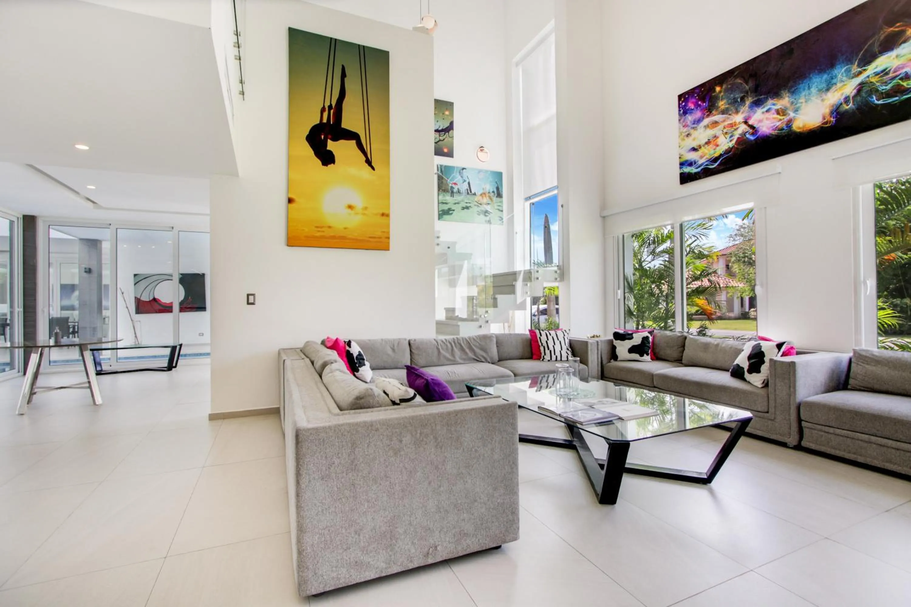 Living room in Modern Brand New Villa with Pool, Jacuzzi, Chef at Cocotal Golf & Country Club