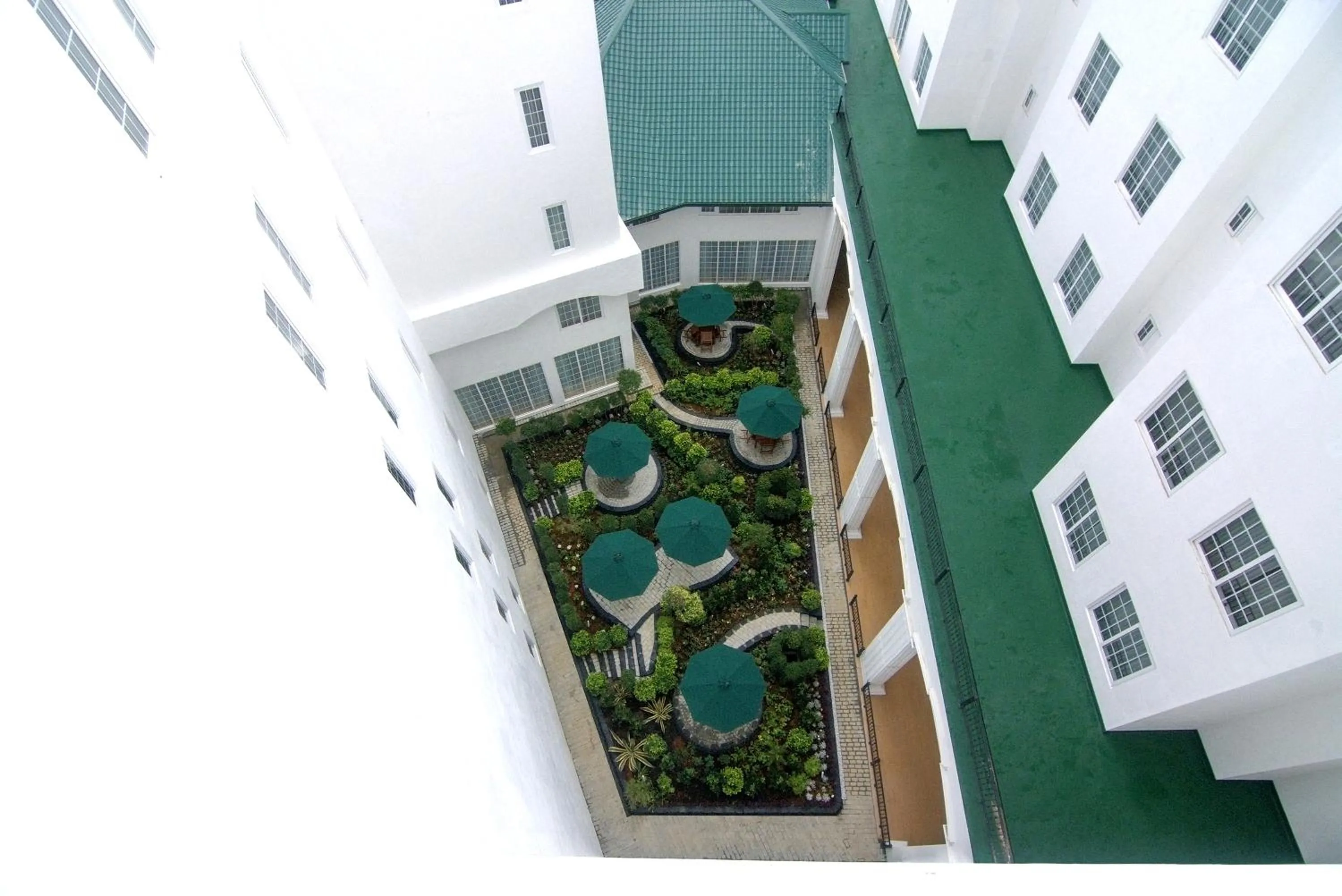 Bird's eye view in Araliya Red - Budget friendly Hotel- Where you find stunning 360 panoramic view of Nuwara Eliya