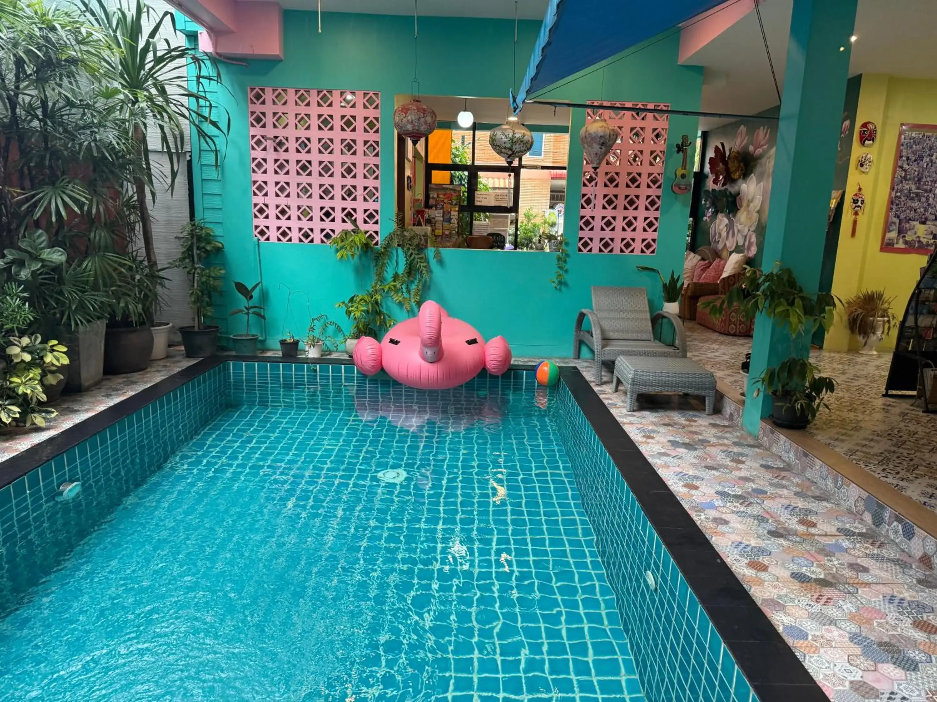Swimming pool in Chor Chang House Swimming pool in Chor Chang House