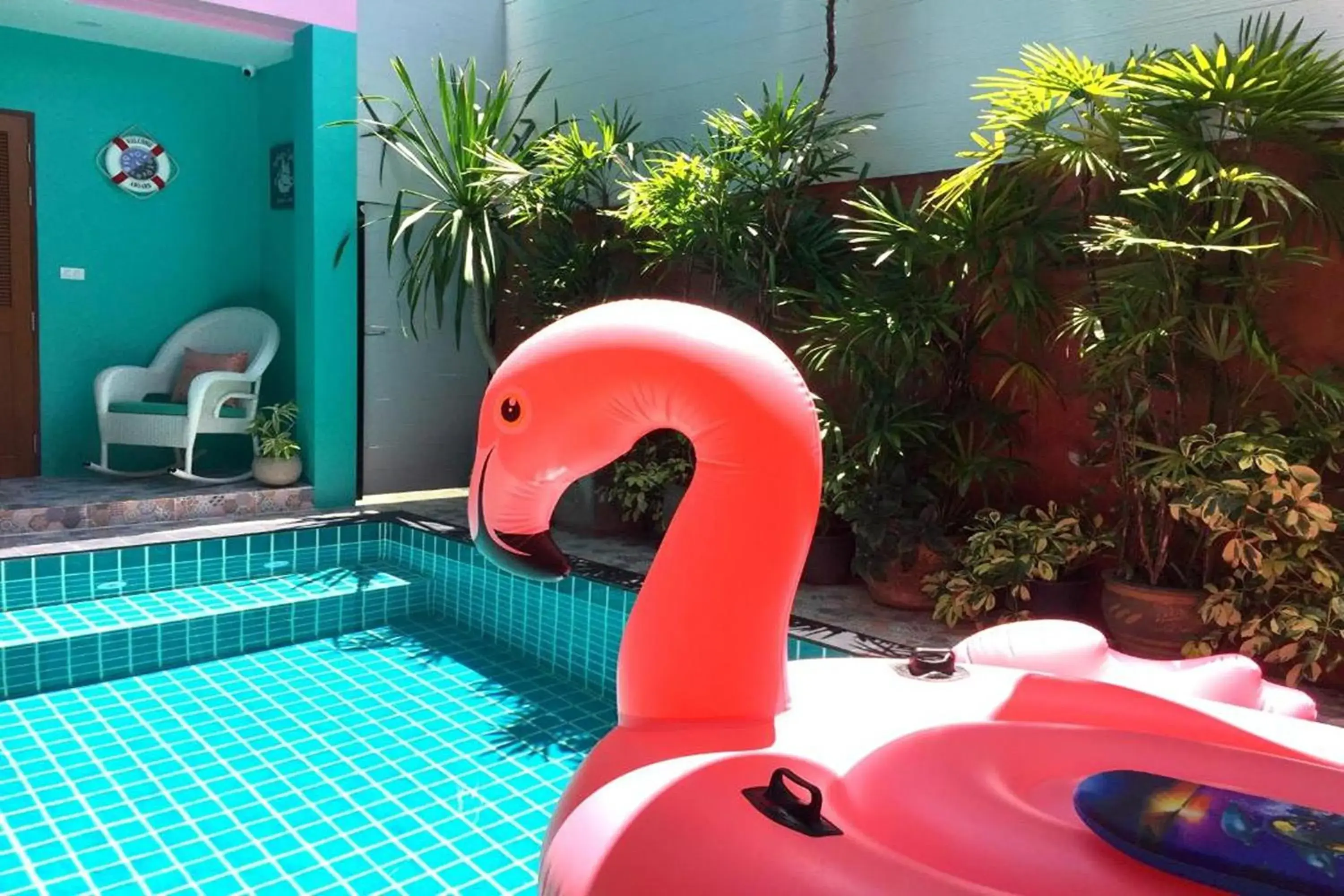 Pool view in Chor Chang House Pool view in Chor Chang House