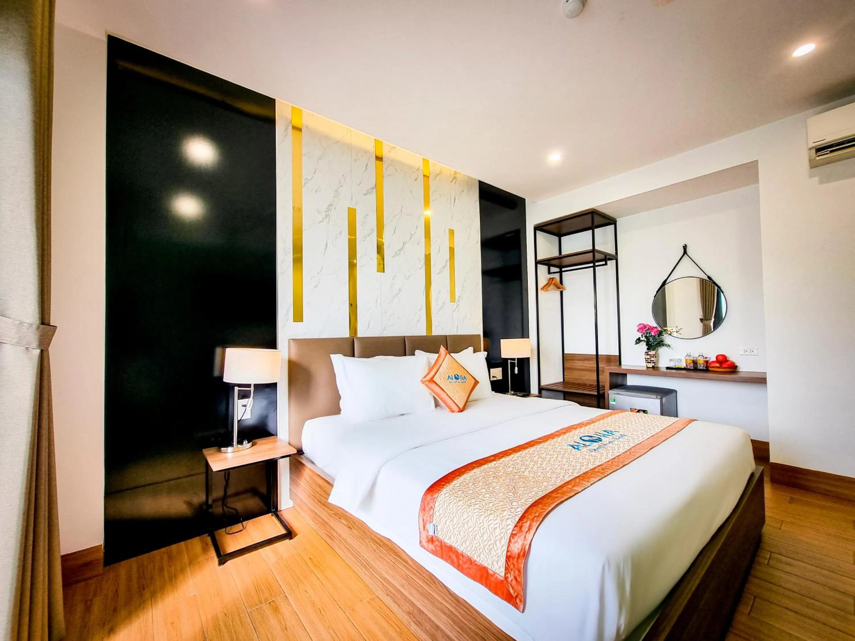 Bed in Aloha Hotel Quy Nhơn