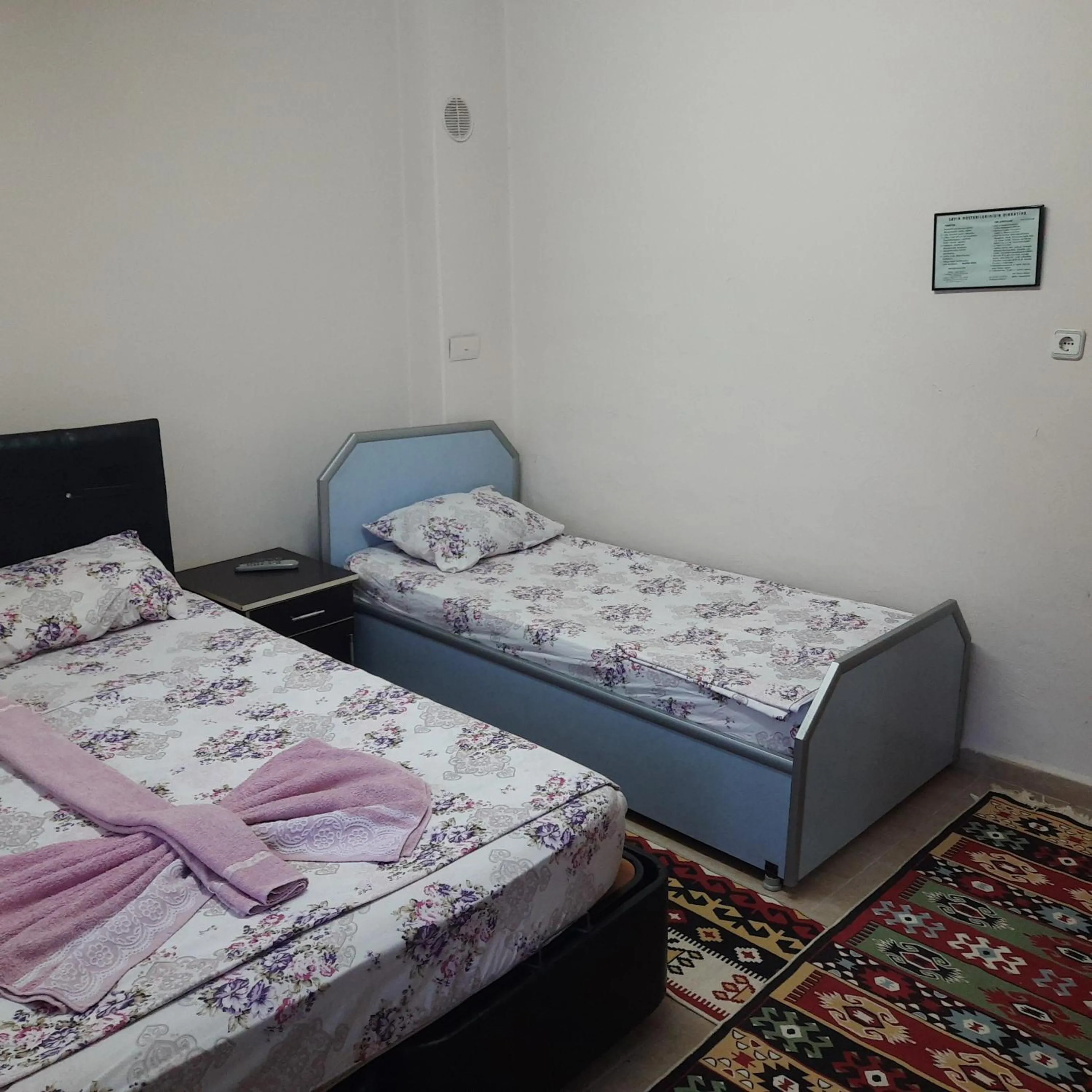 Bed in Pamukkale Batu Termal