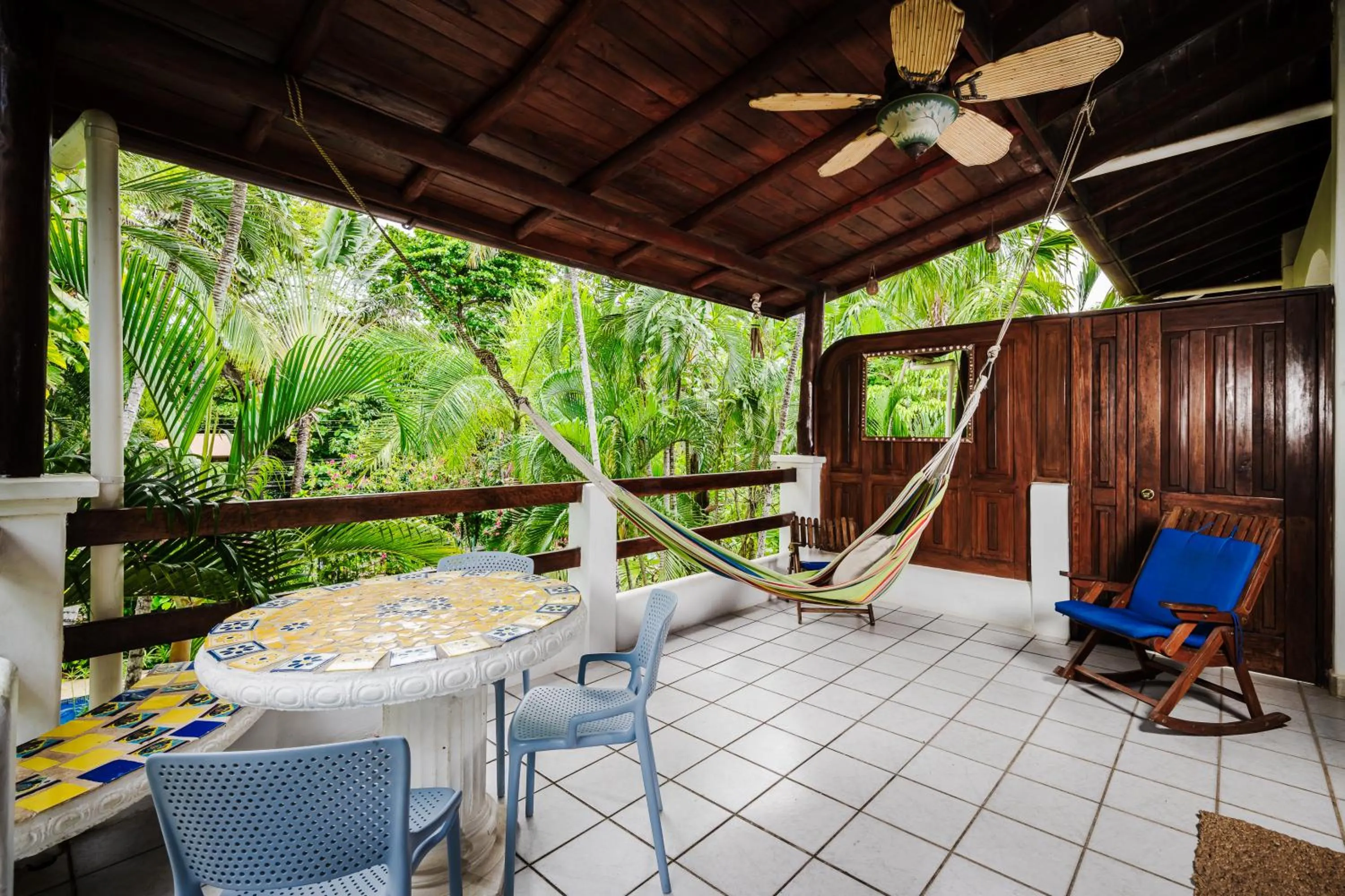 Patio in Casa Sueca Hotel - At the Beach