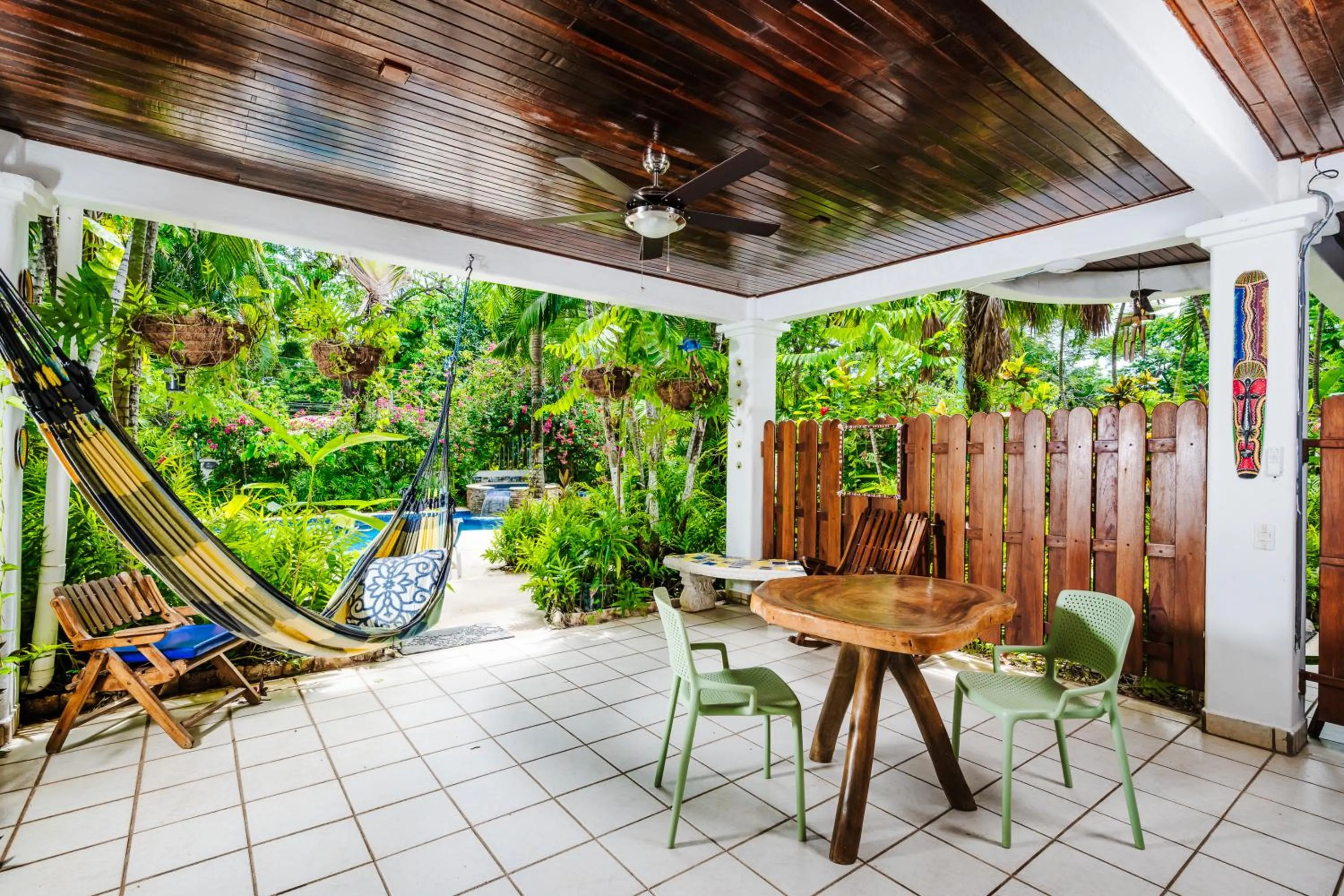Patio in Casa Sueca Hotel - At the Beach
