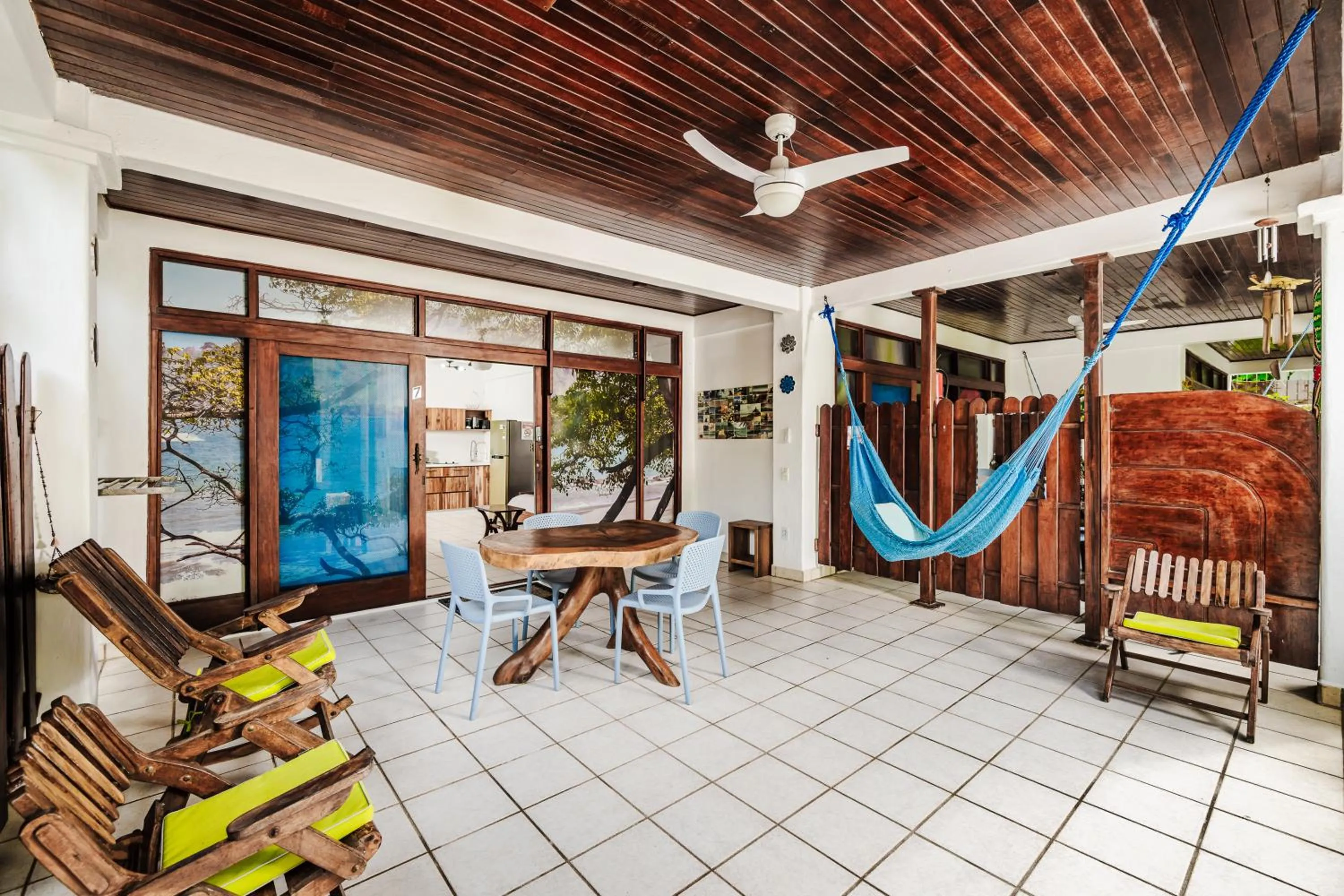 Patio in Casa Sueca Hotel - At the Beach