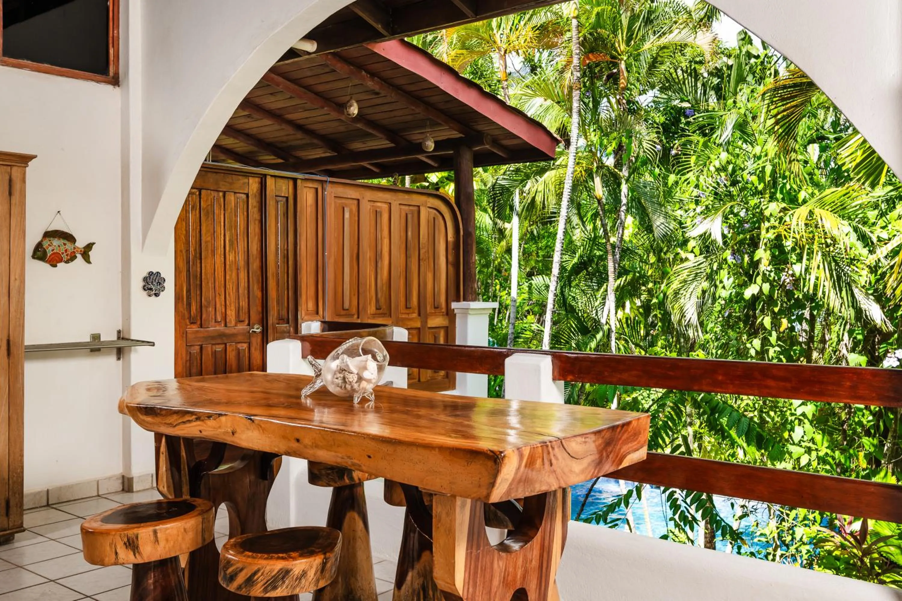 Patio in Casa Sueca Hotel - At the Beach