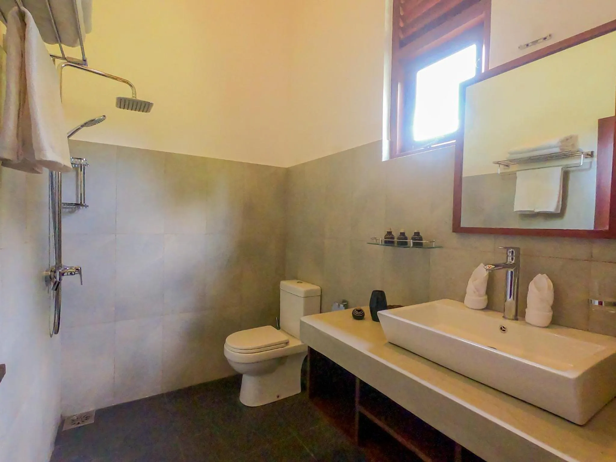 Shower in Terrace Garden Ayurveda Resort