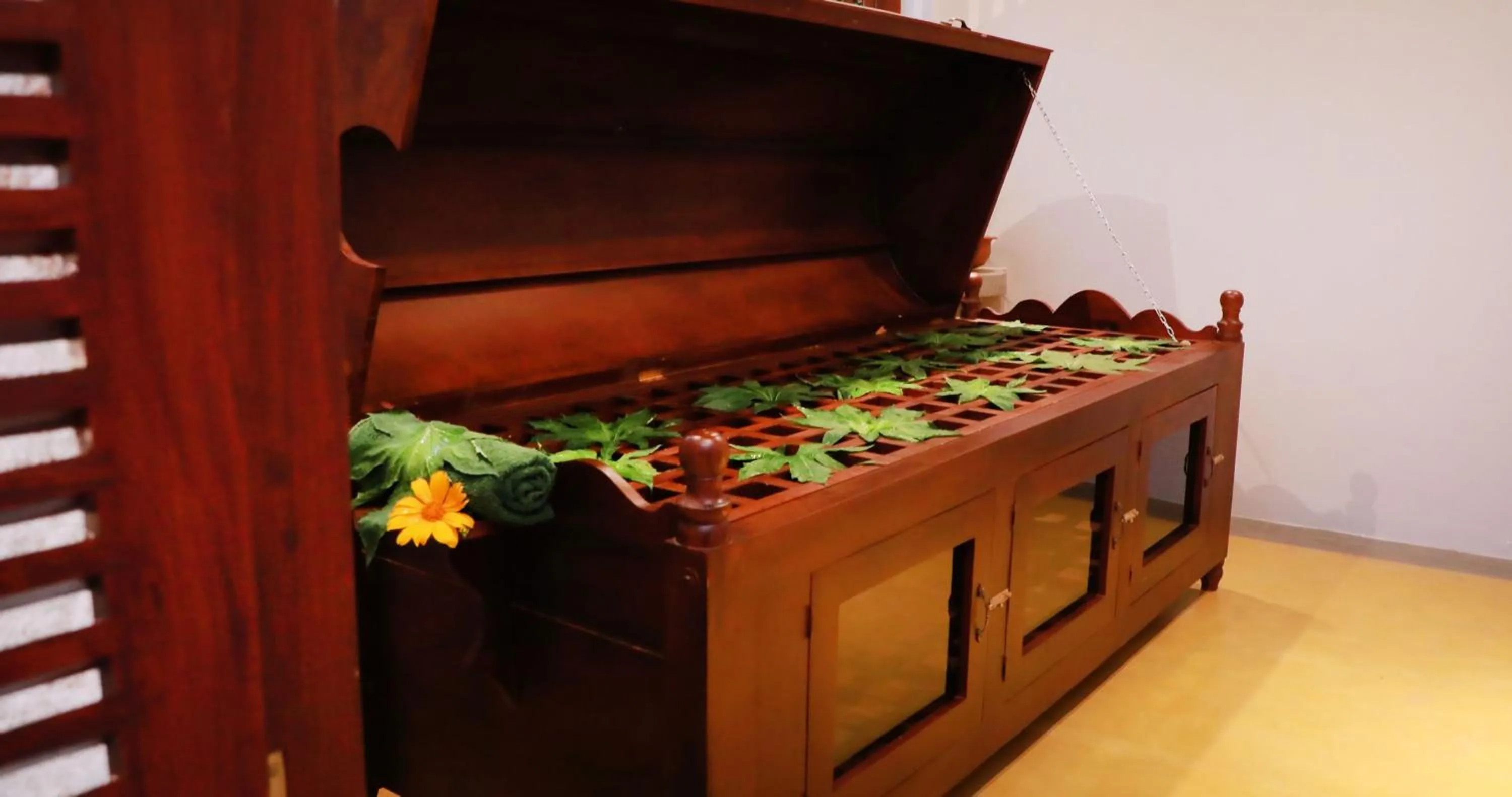 Sauna in Terrace Garden Ayurveda Resort