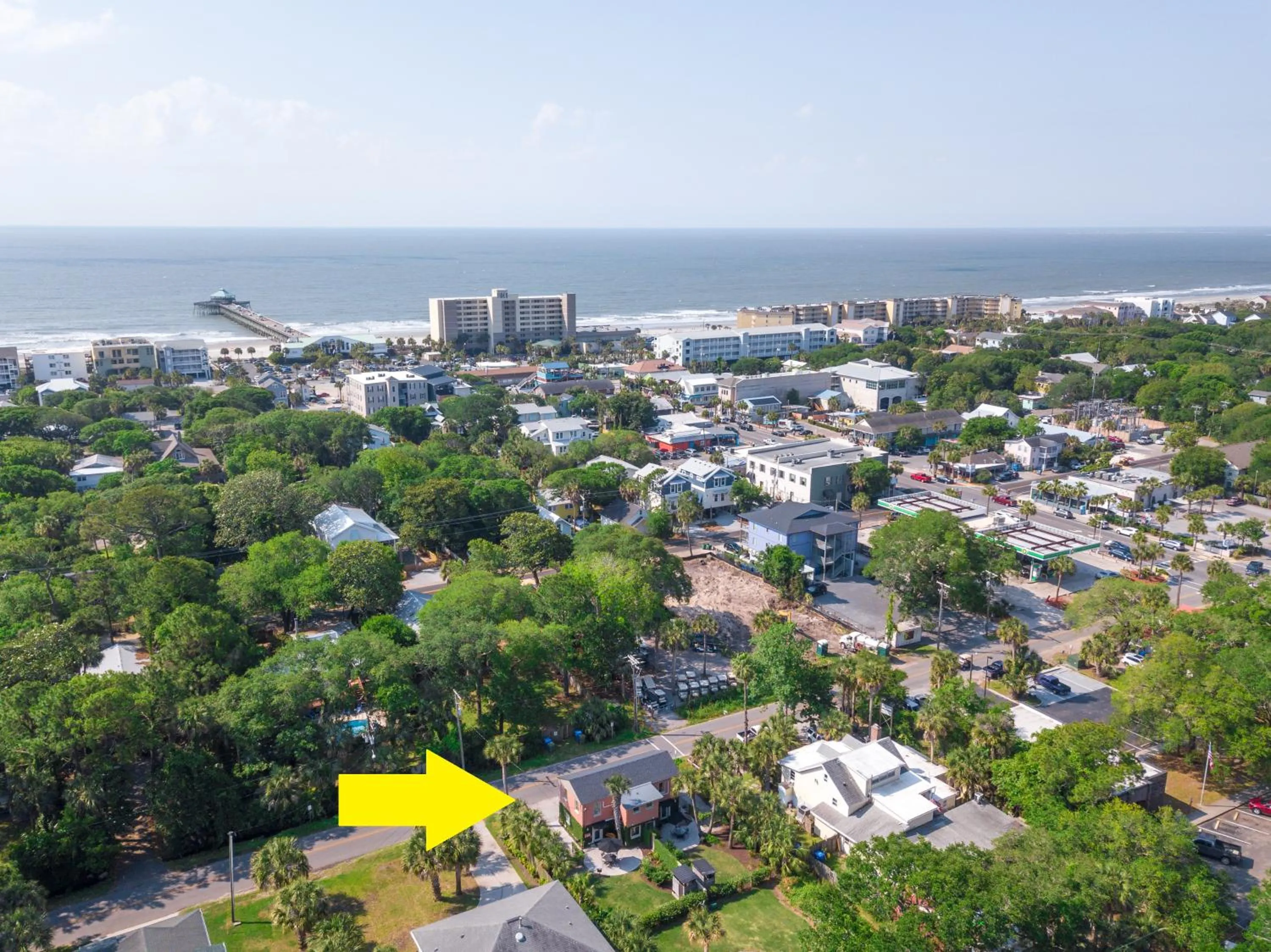 Bird's eye view in Folly Vacation 114A Townhouse near the beach, pet friendly