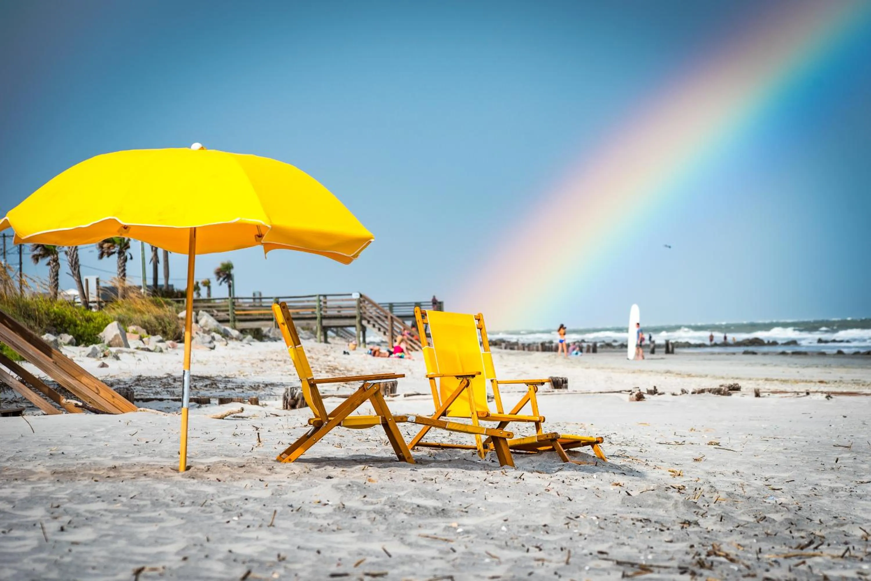 Folly Vacation Great Location, Super Cute & Spacious Apt B